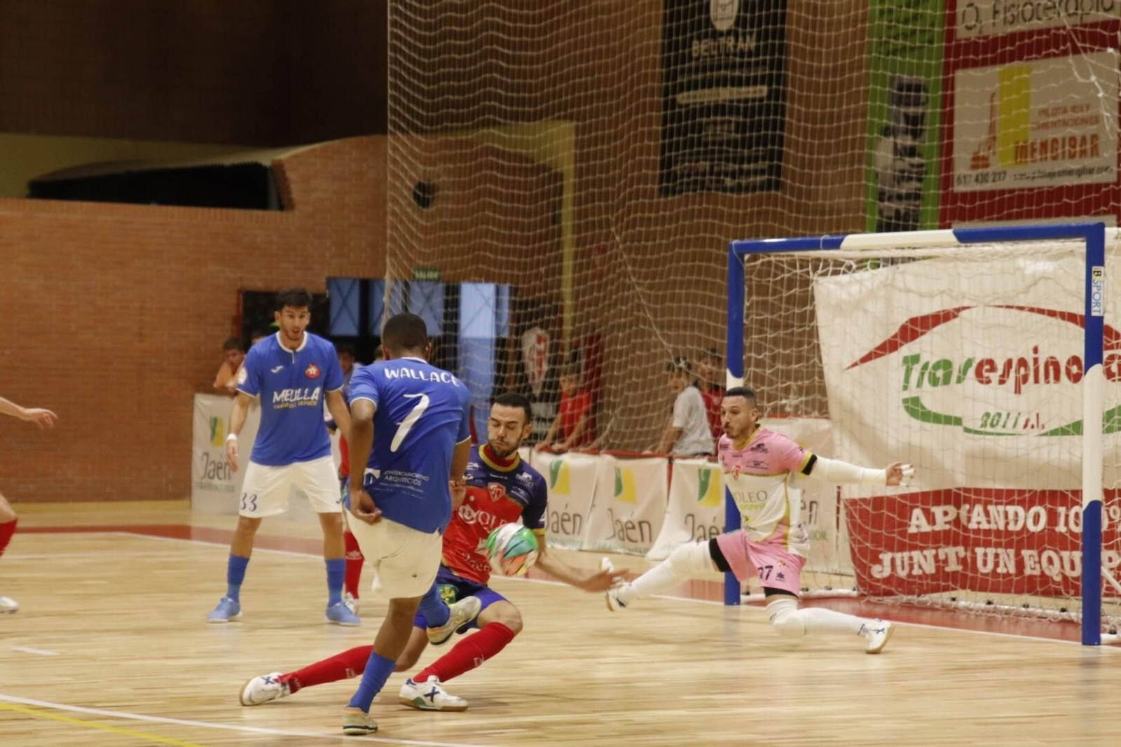 Imagen del último partido del Mengibar en el Sebastian Moya Lorca