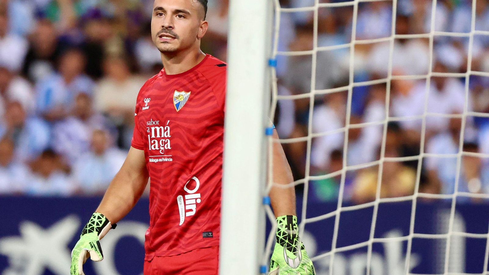 El Málaga CF - Elche, en fotos