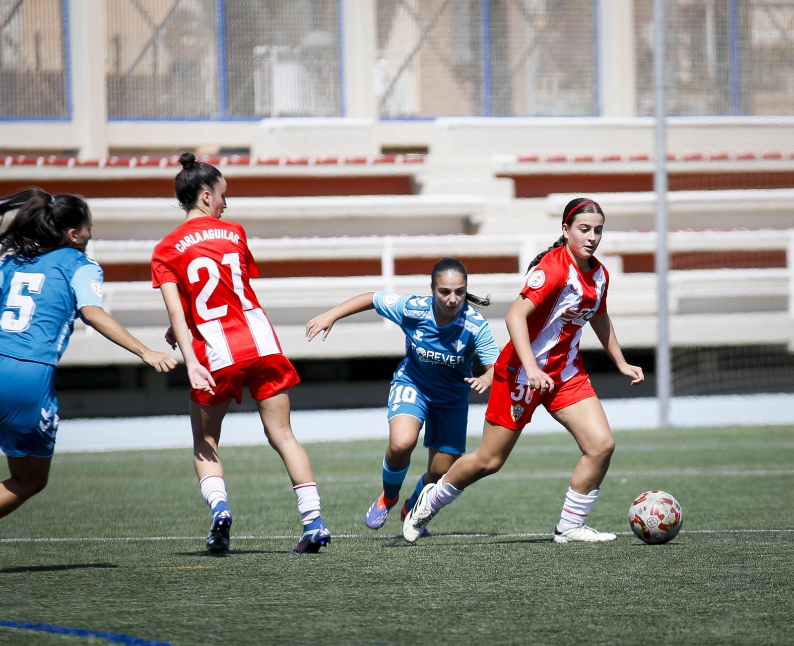 Las imágenes del partido de fútbol del Almería femenino contra el Betis B