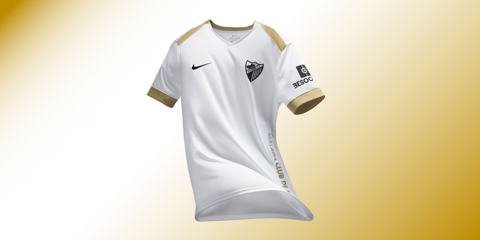 La tercera equipación del Málaga.