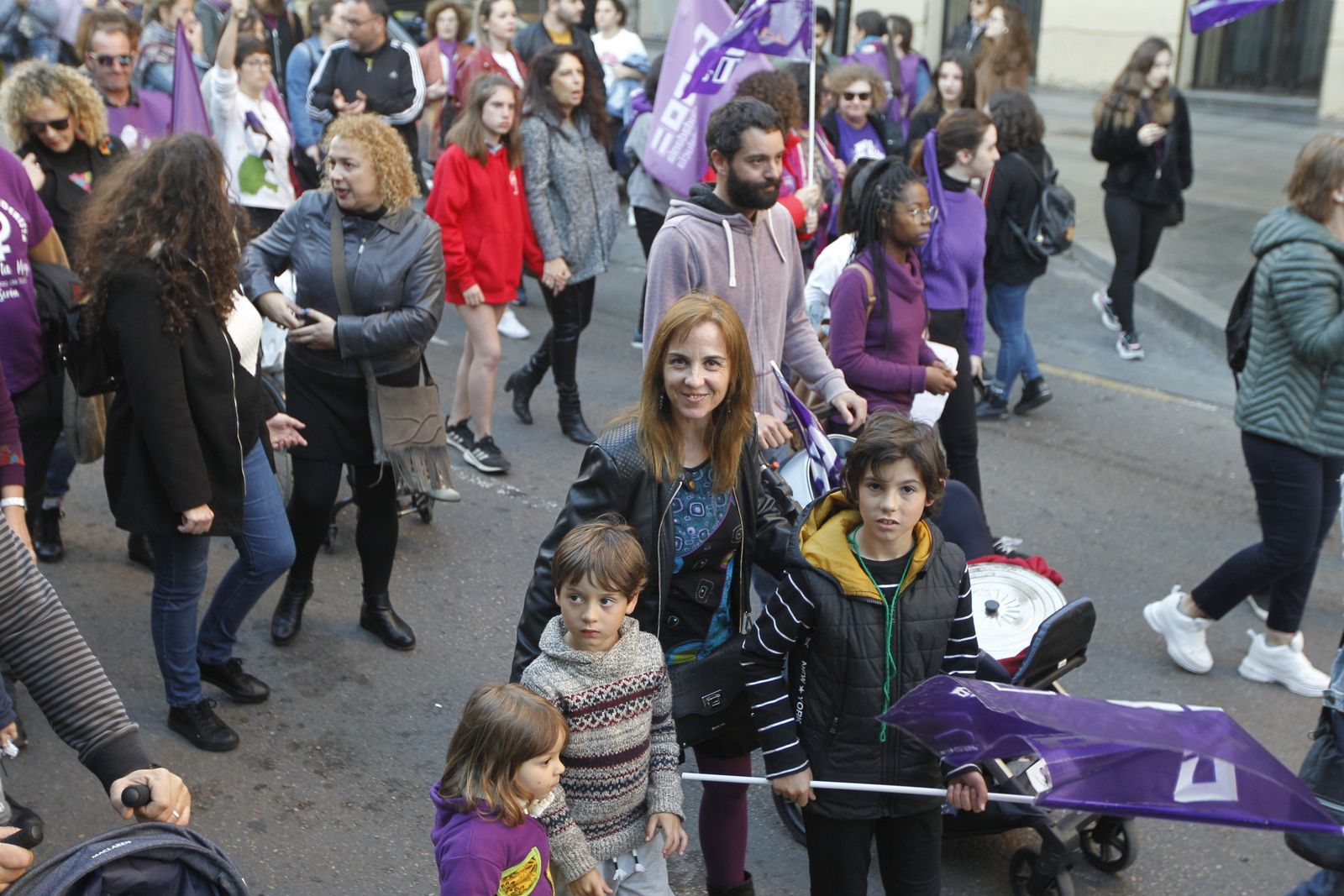 Fotogalería manifestación Día Internacional de la Mujer