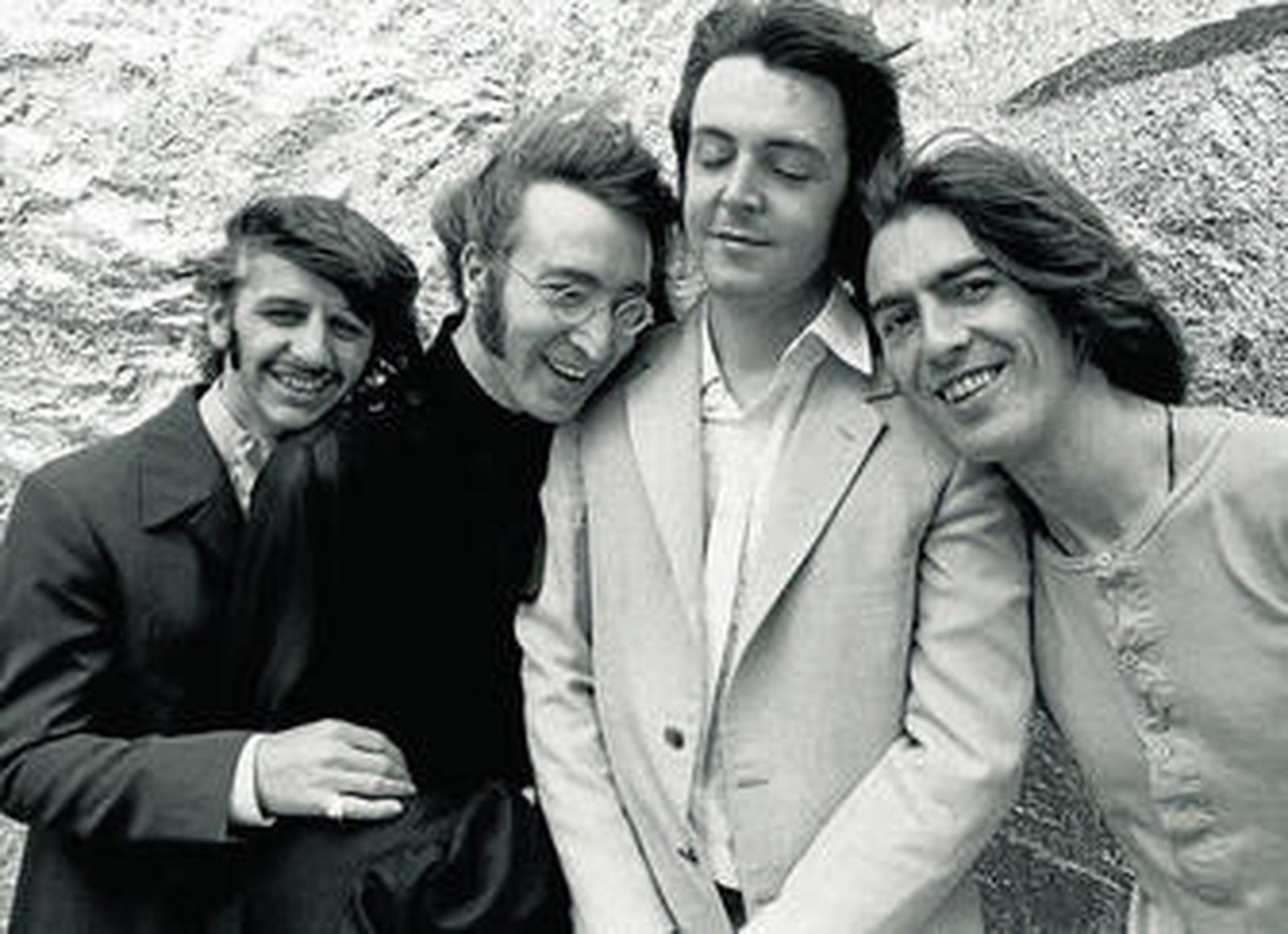 Ringo Starr, John Lennon, Paul McCartney y George Harrison, en el verano de 1968.