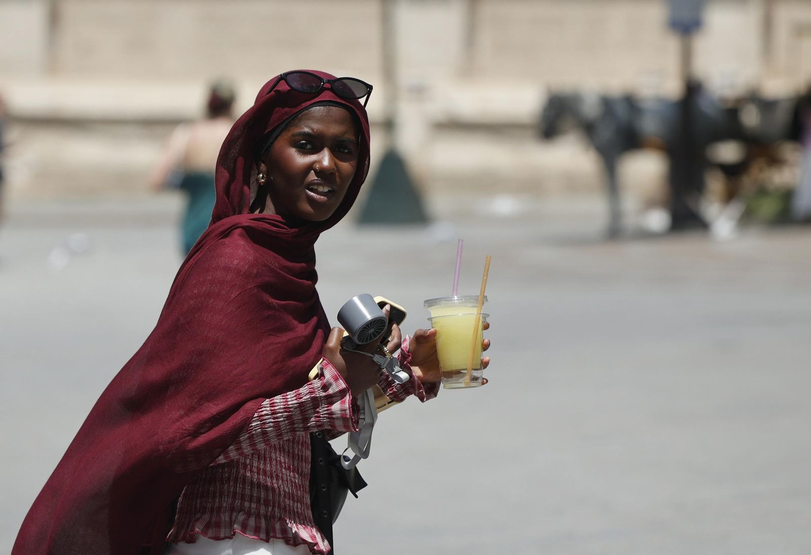 Otro día de calor en Sevilla