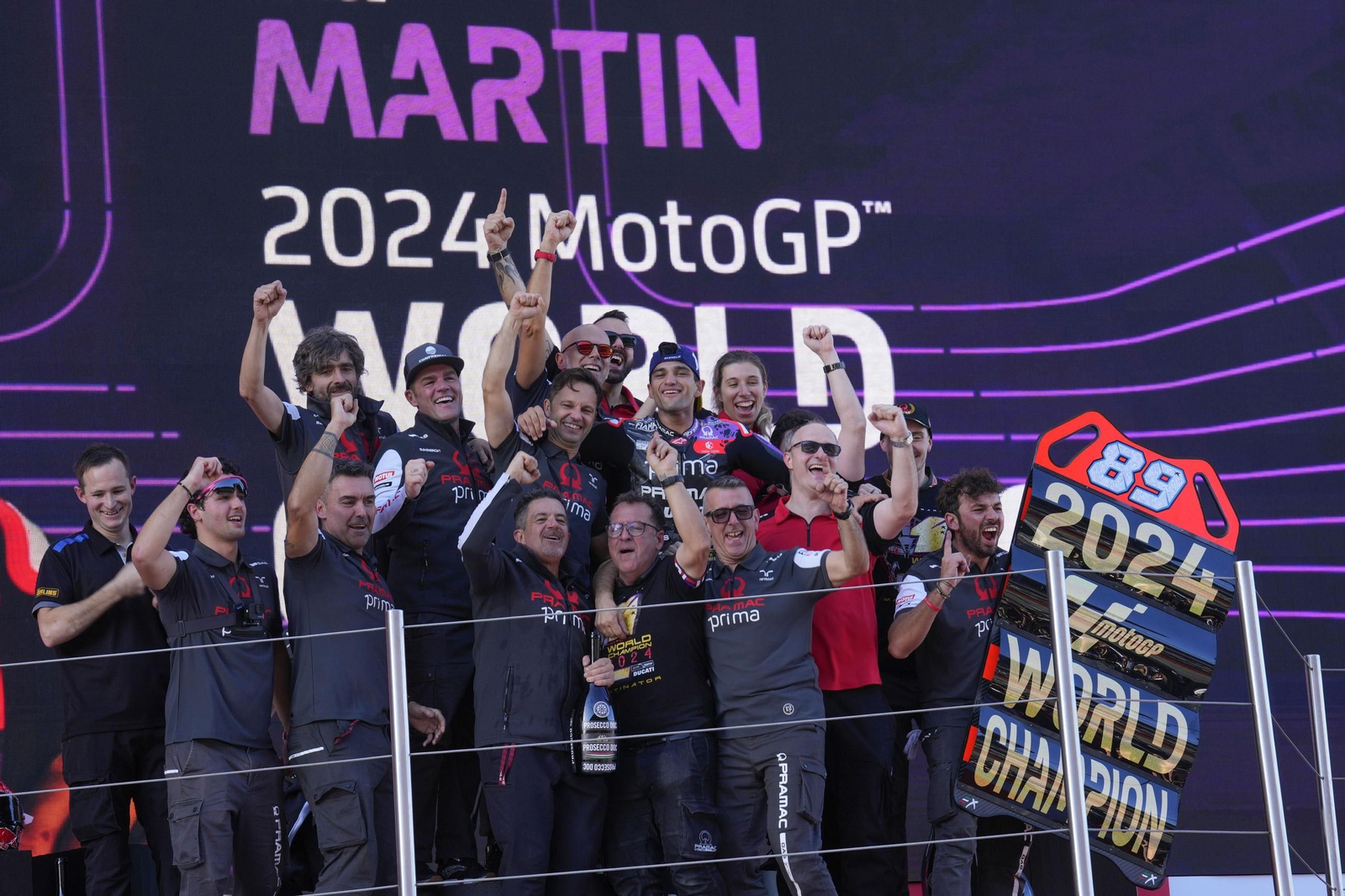 Las fotos del título mundial de Jorge Martín en MotoGP