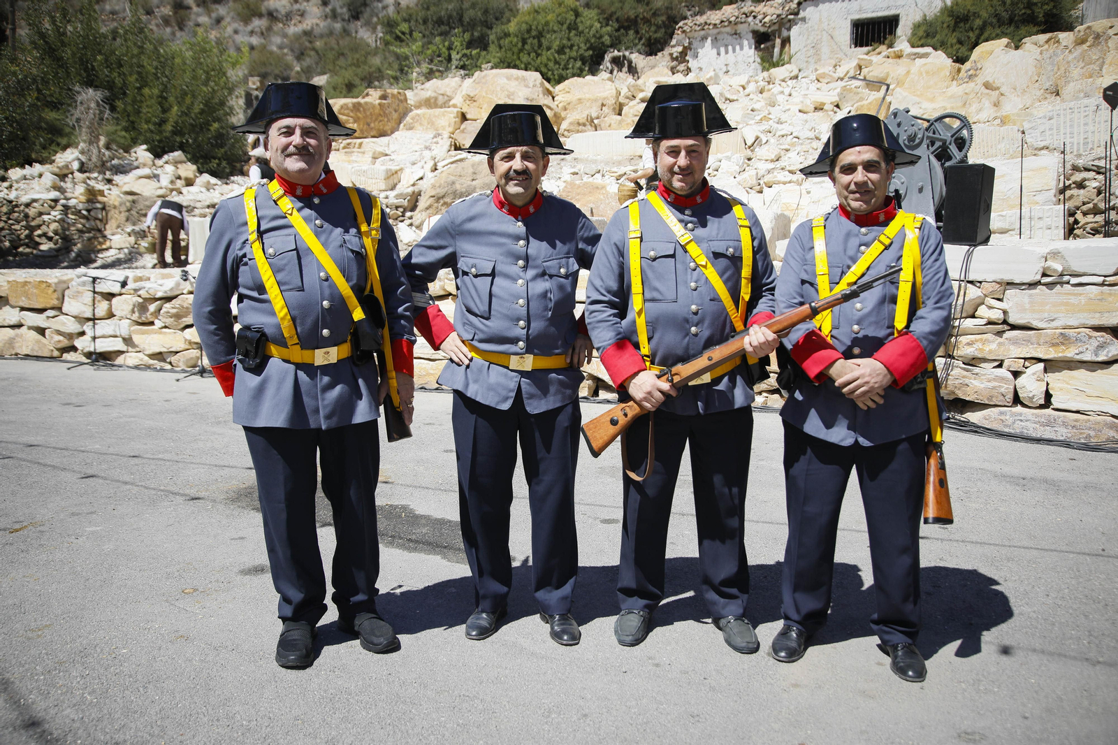 VI Recreación Histórica "Canteros y Caciques en la lucha por el Mármol", en imágenes