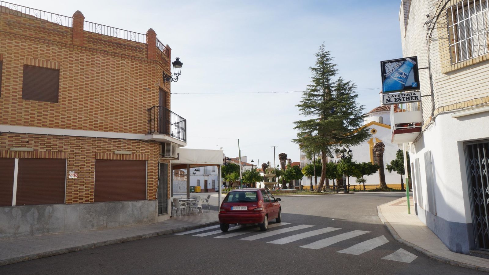 Una calle de Valsequillo.