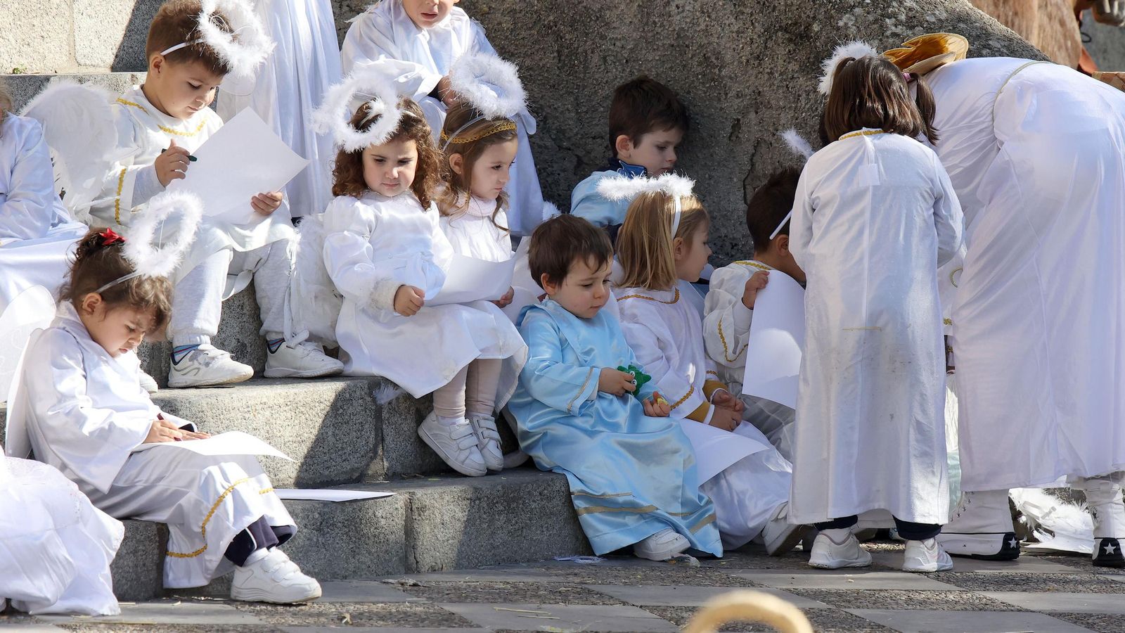 Imágenes del Belén Viviente de la plaza San Lucas en Jerez