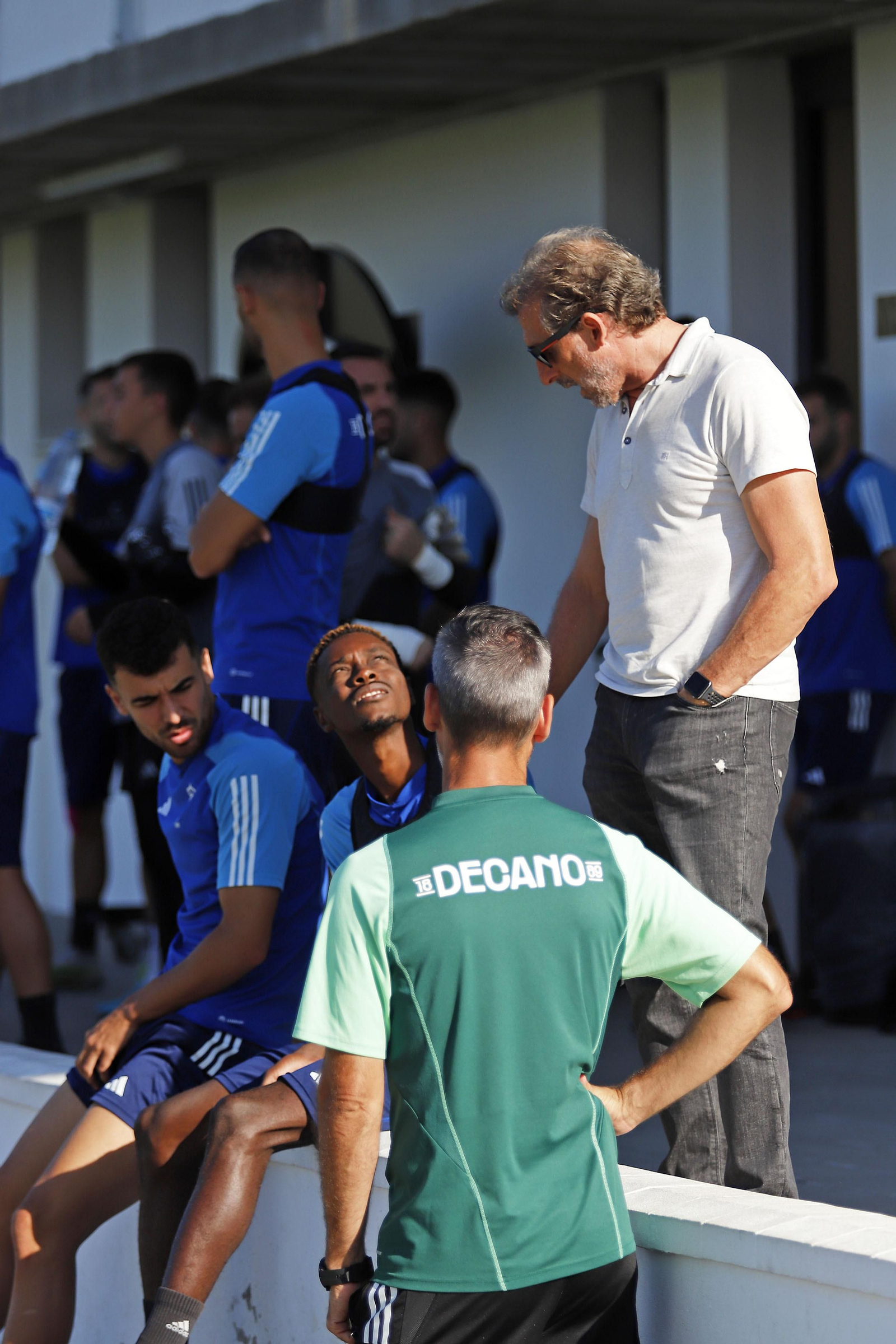 Imágenes del entrenamiento del Recreativo de Huelva