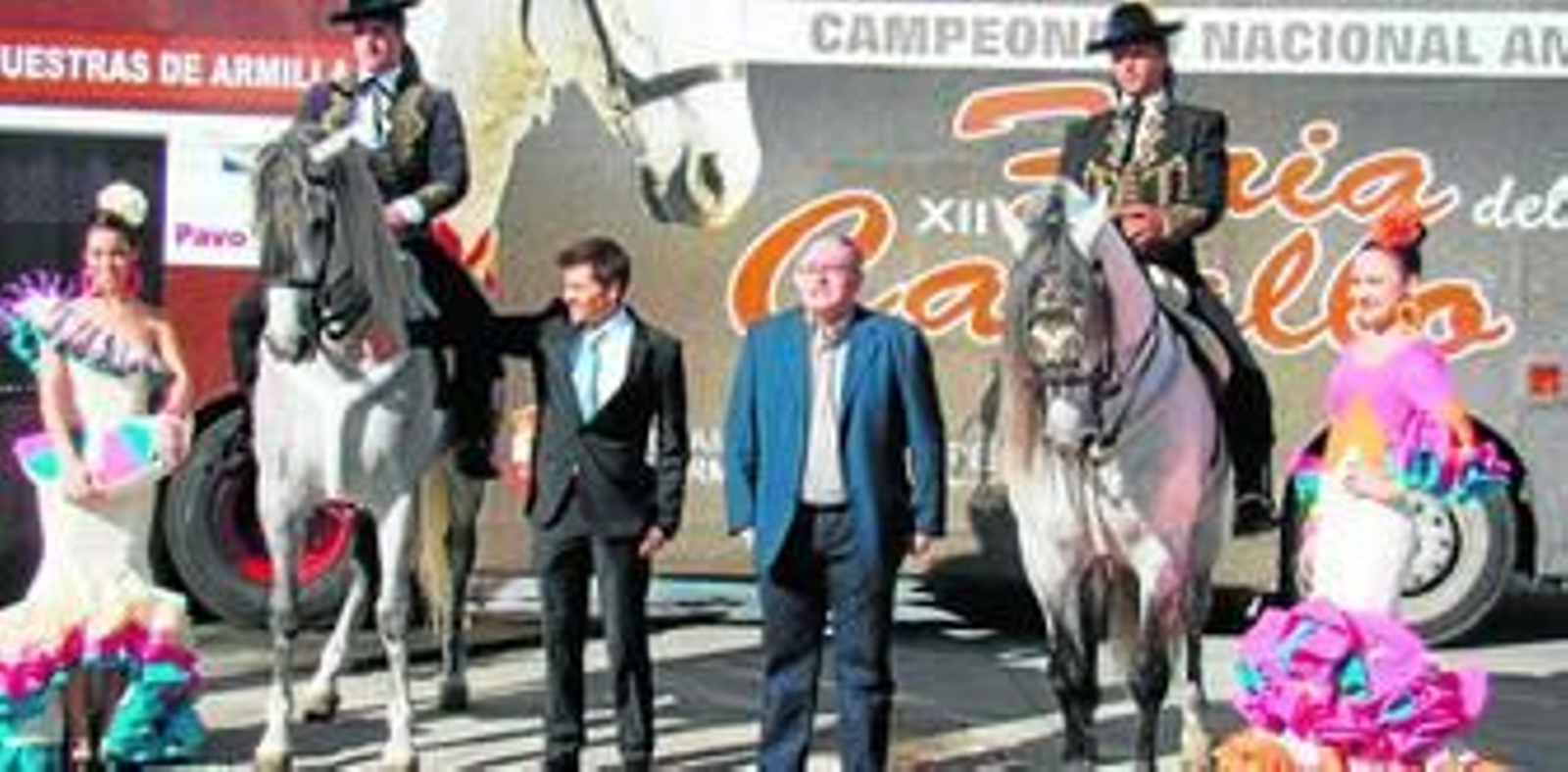 Ayllón, en el centro, en la presentación de la duodécima edición de Concab.