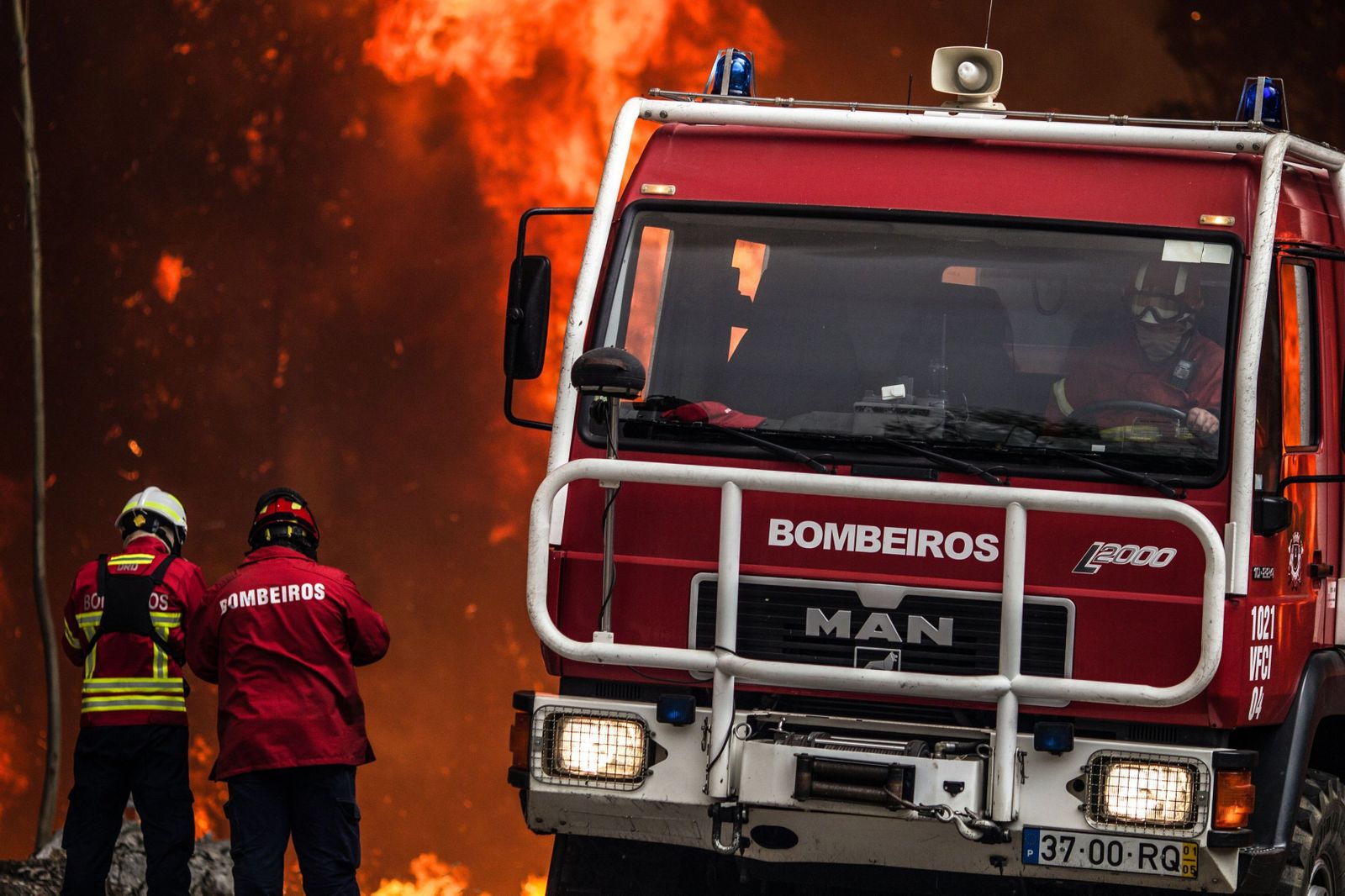 Las imágenes del grave incendio en Portugal