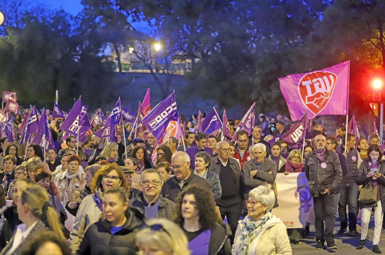 Imágenes de la manifestación del 8 de marzo, Día Internacional de la Mujer