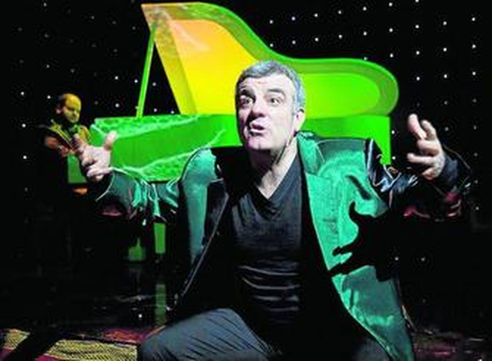 Millán Salcedo en su anterior espectáculo.