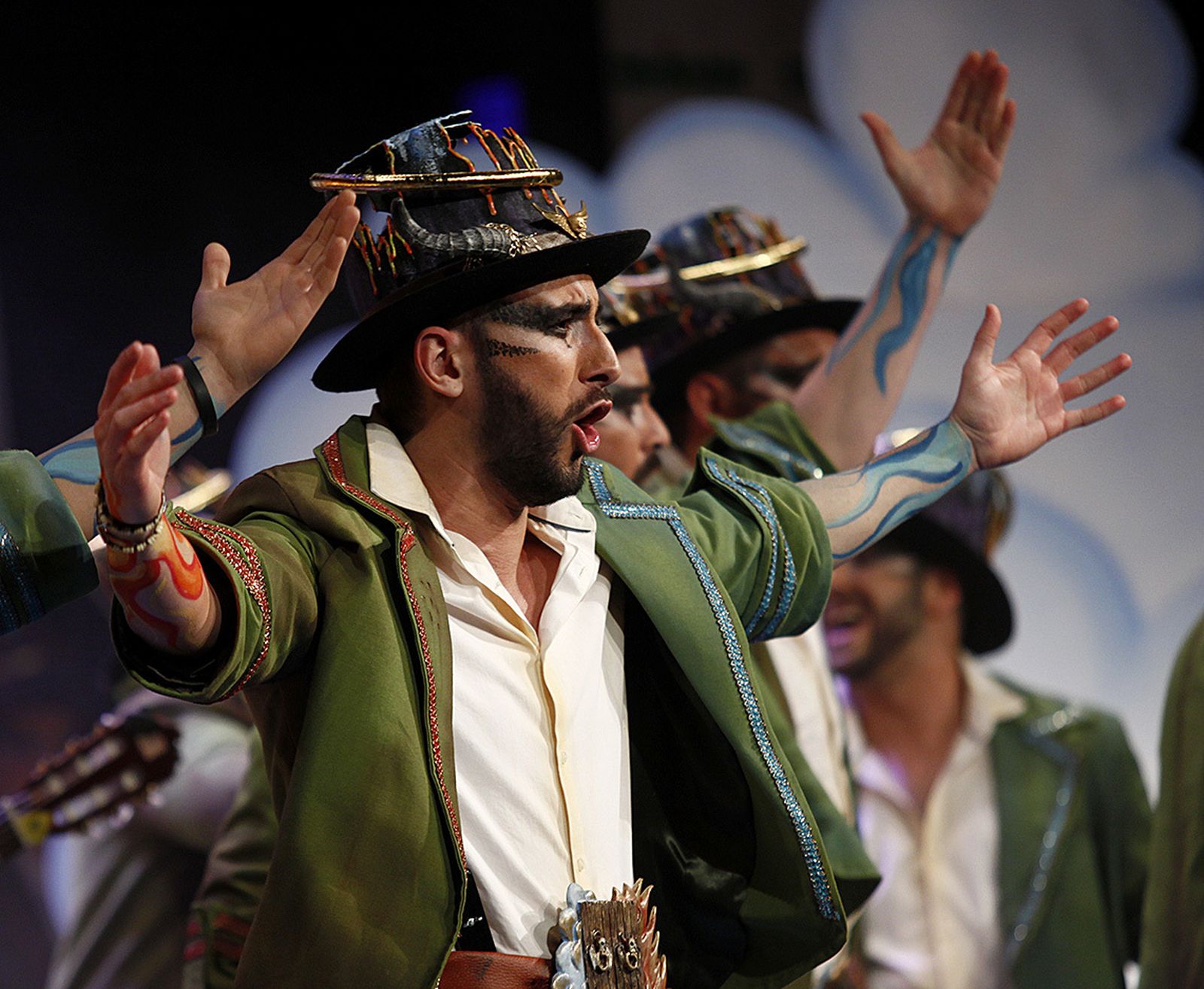 Las imágenes de la sexta función de cuartos