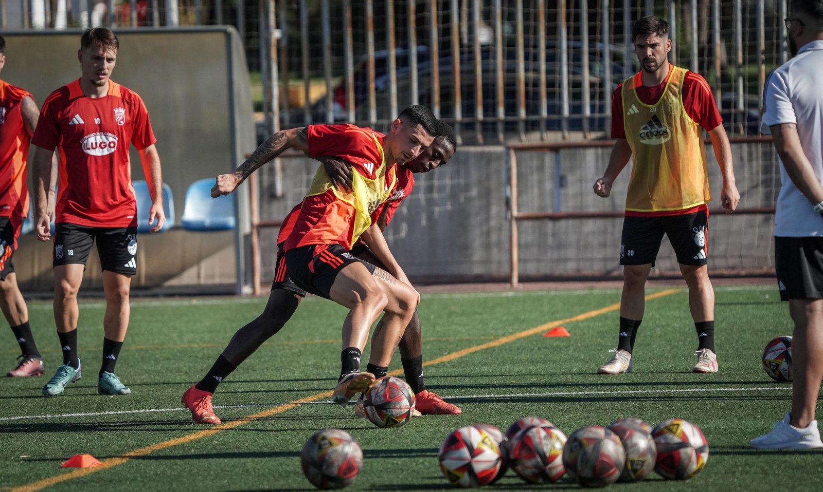 Imágenes del primer entrenamiento de la temporada Xerez CD
