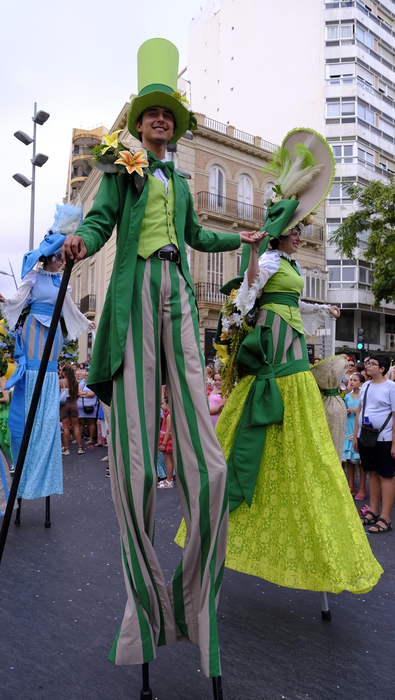 Las mejores imágenes de la Batalla de Flores de Almería