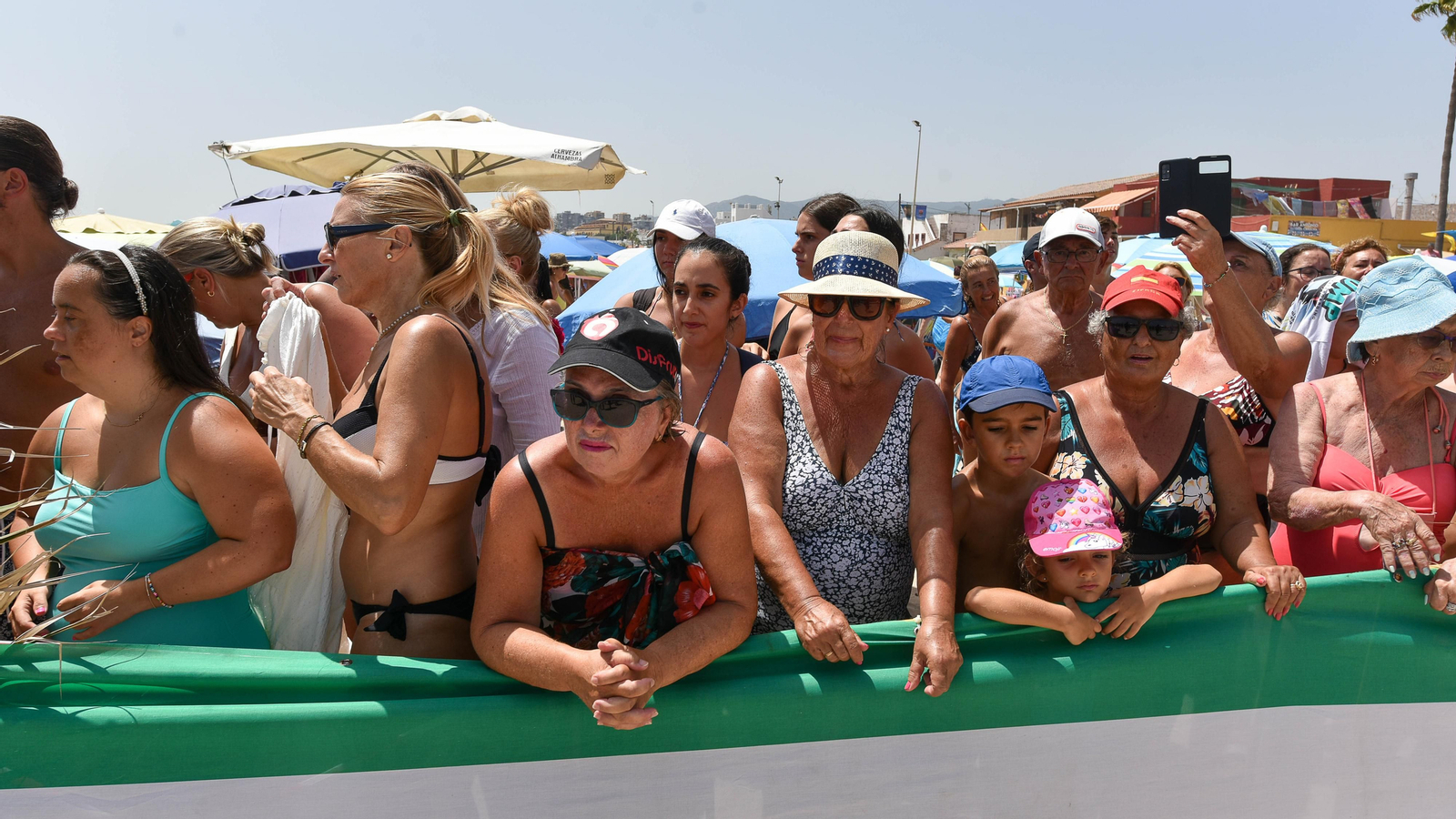 La romería marítima de la Virgen de la Palma en El Rinconcillo, en imágenes