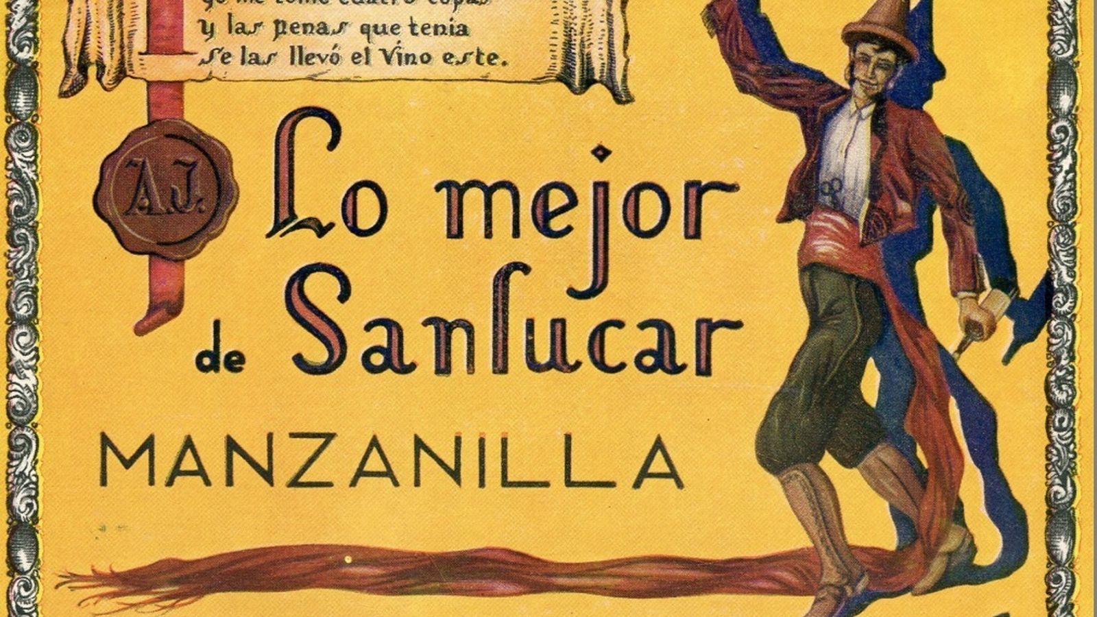 Etiqueta de la manzanilla Quitapenas