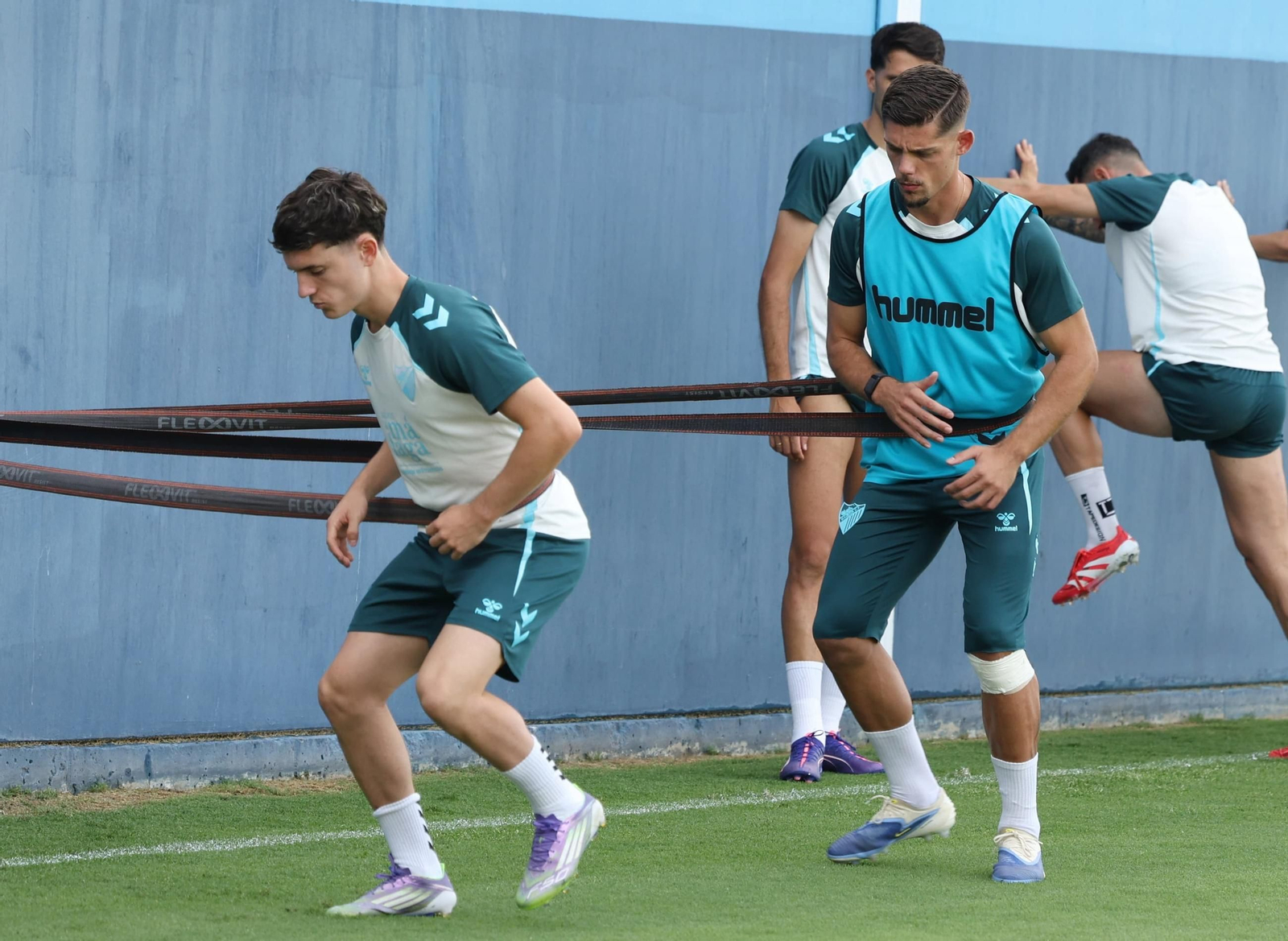 Javi Montero ya trabaja con el Málaga CF en el Anexo de La Rosaleda