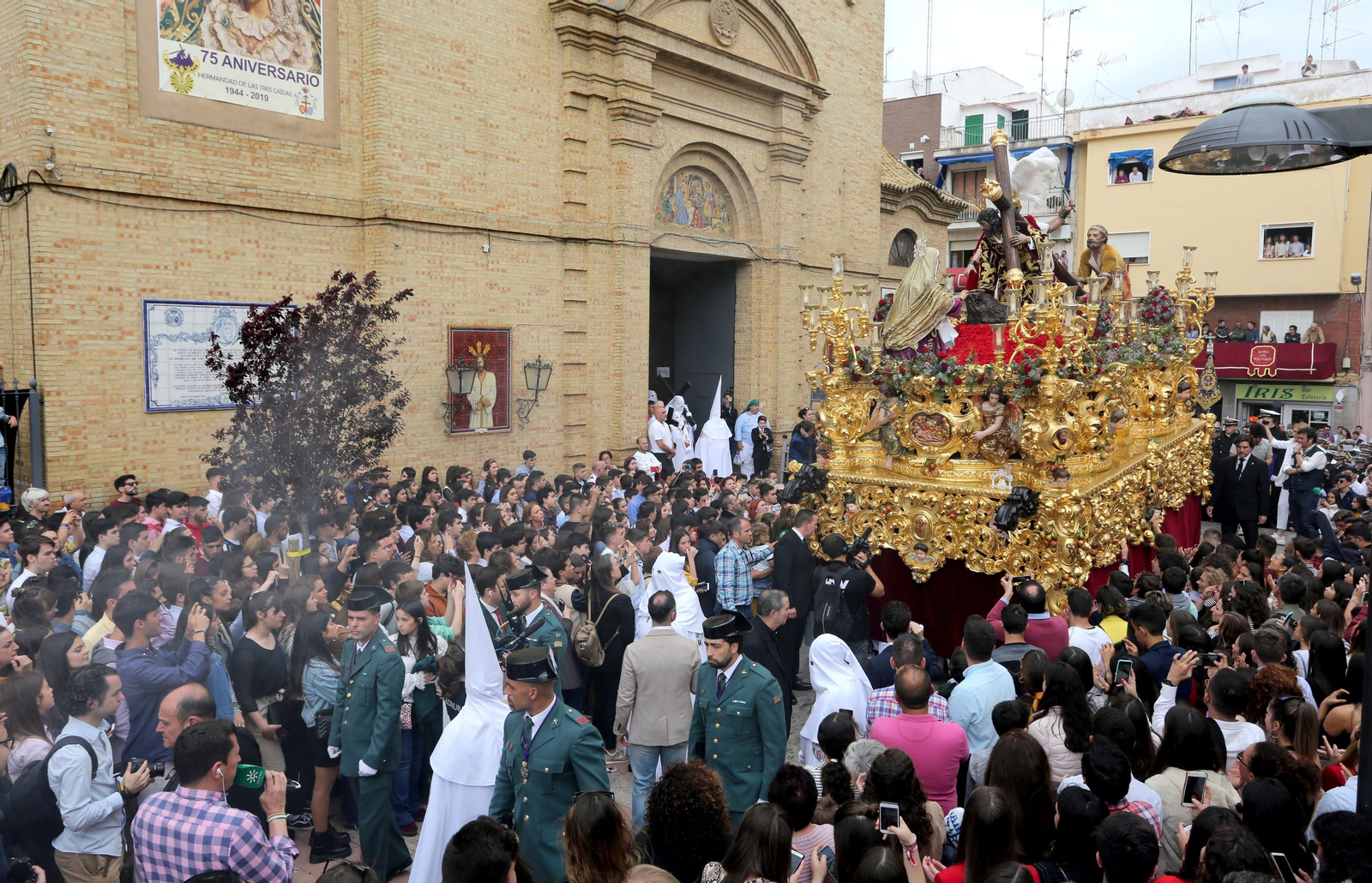 Imágenes de las Tres Caídas en el Lunes Santo 2019