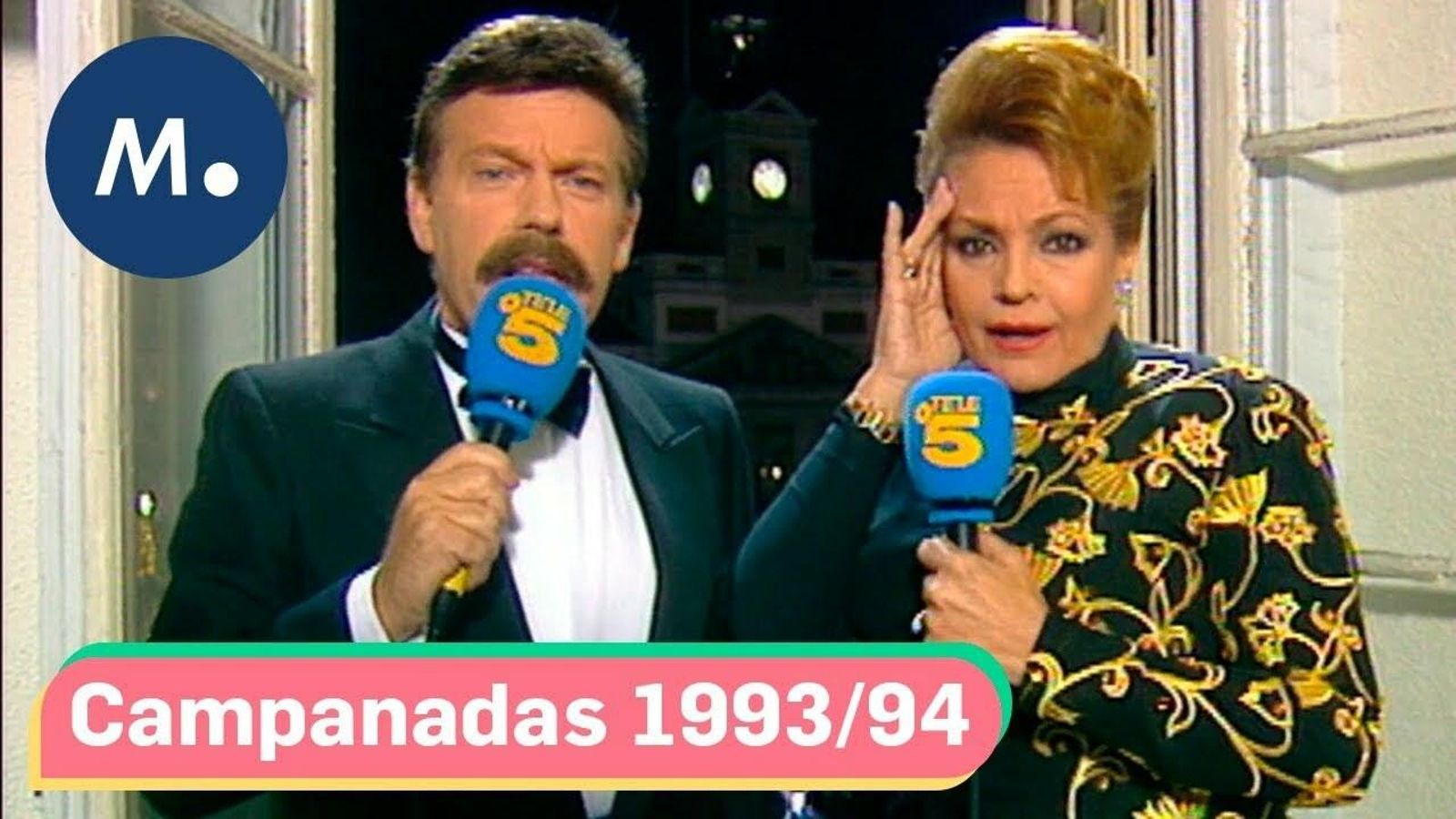 Íñigo y Carmen Sevilla, en las campanadas de 1993.