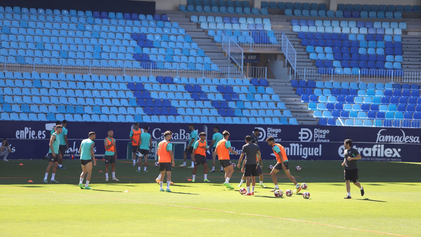 Las fotos del último entrenamiento del Málaga de la temporada