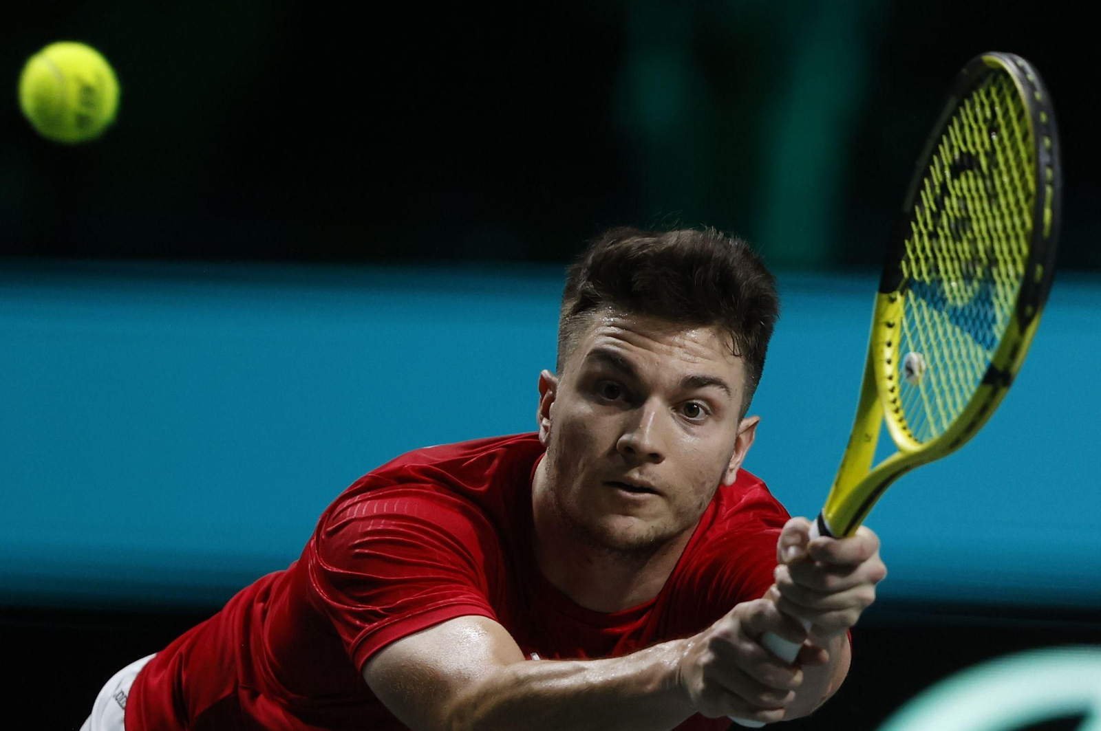 Copa Davis en Málaga: El Musetti-Kecmanovic, en fotos