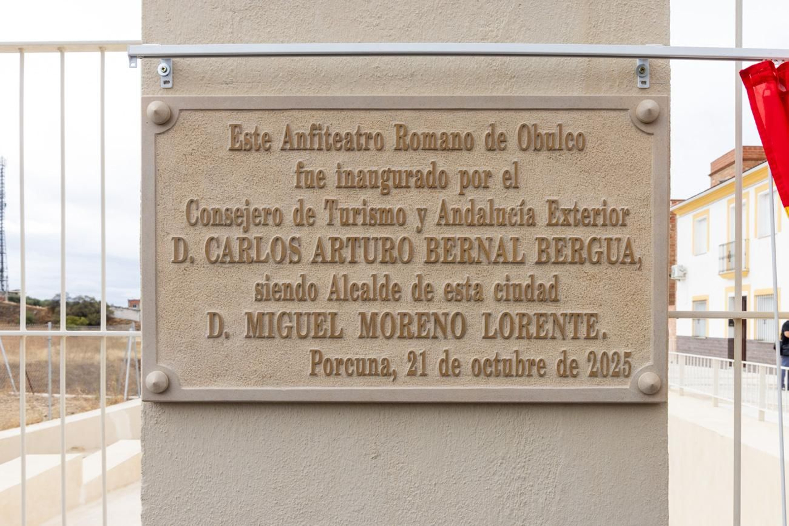 Inauguración del anfiteatro romano de Obulco, en Porcuna