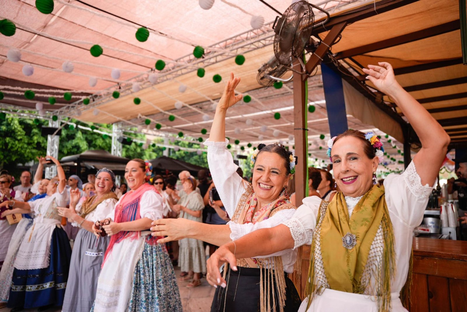 La indumentaria y el baile fueron protagonistas en la Feria.