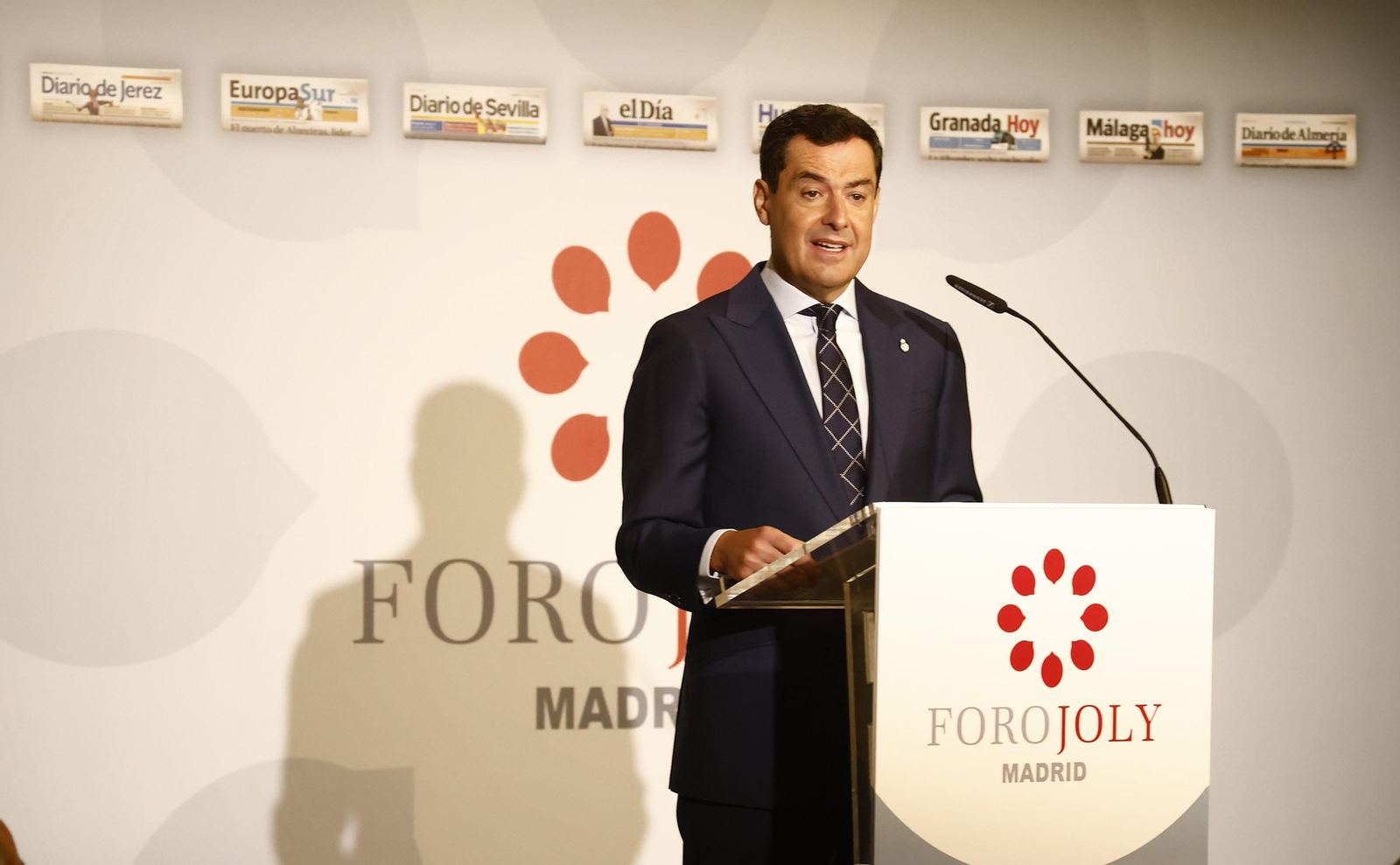 Foro Joly con Juanma Moreno en Madrid, todas las imágenes