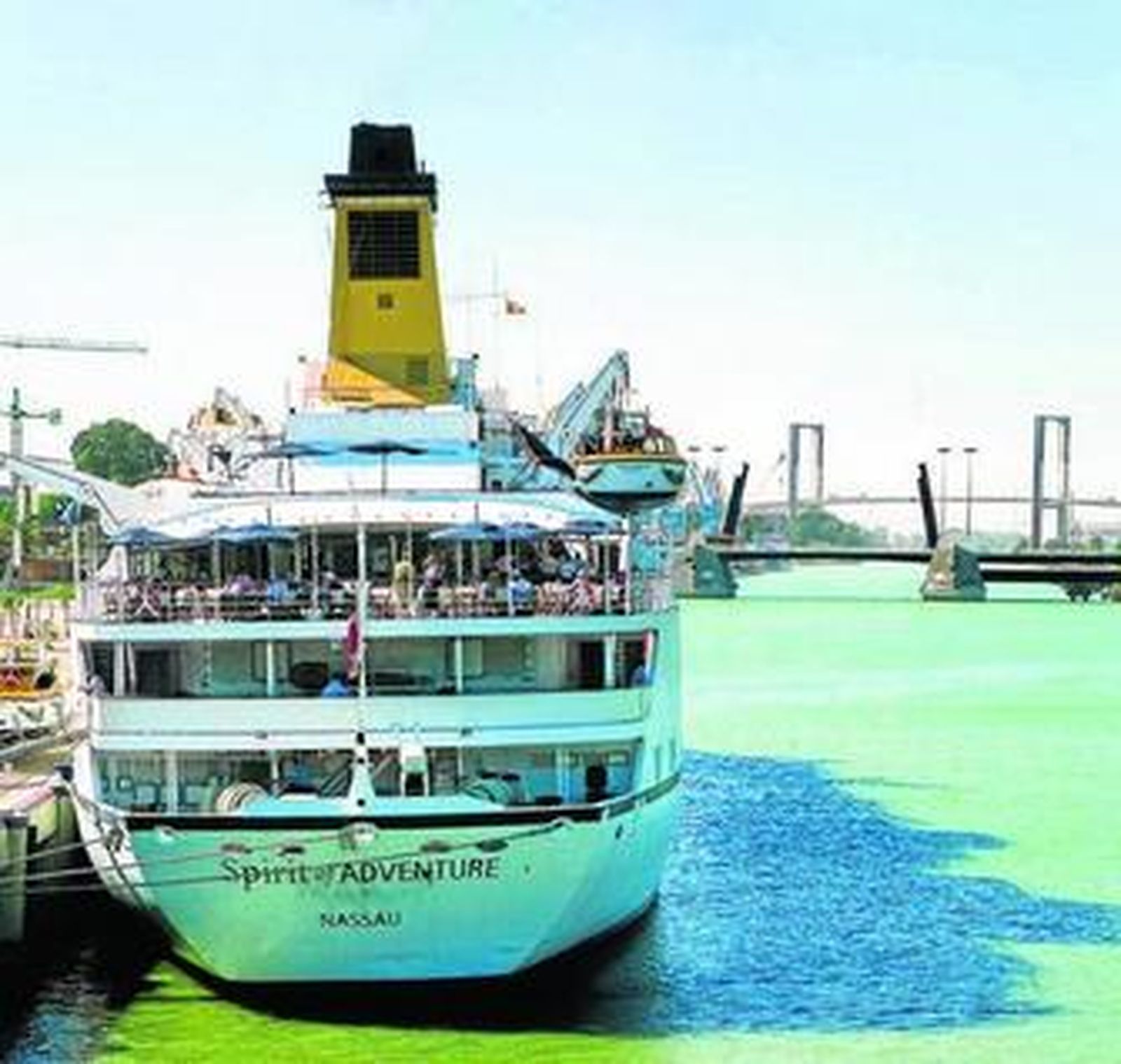 El crucero 'Spirit of Adventure' llega al Muelle Delicias el domingo.