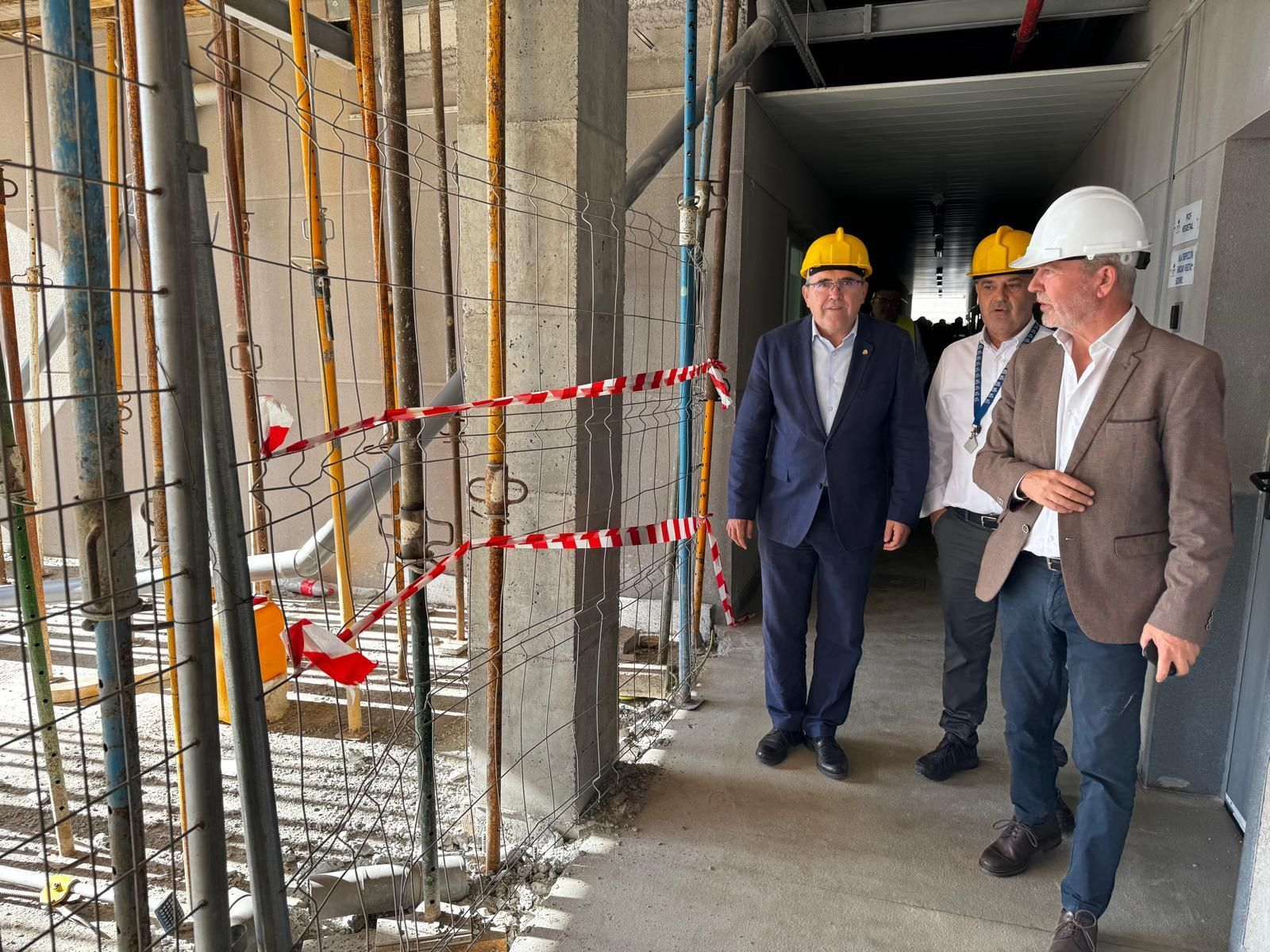 Han visitado las obras de ampliación del Puesto de Control Fronterizo