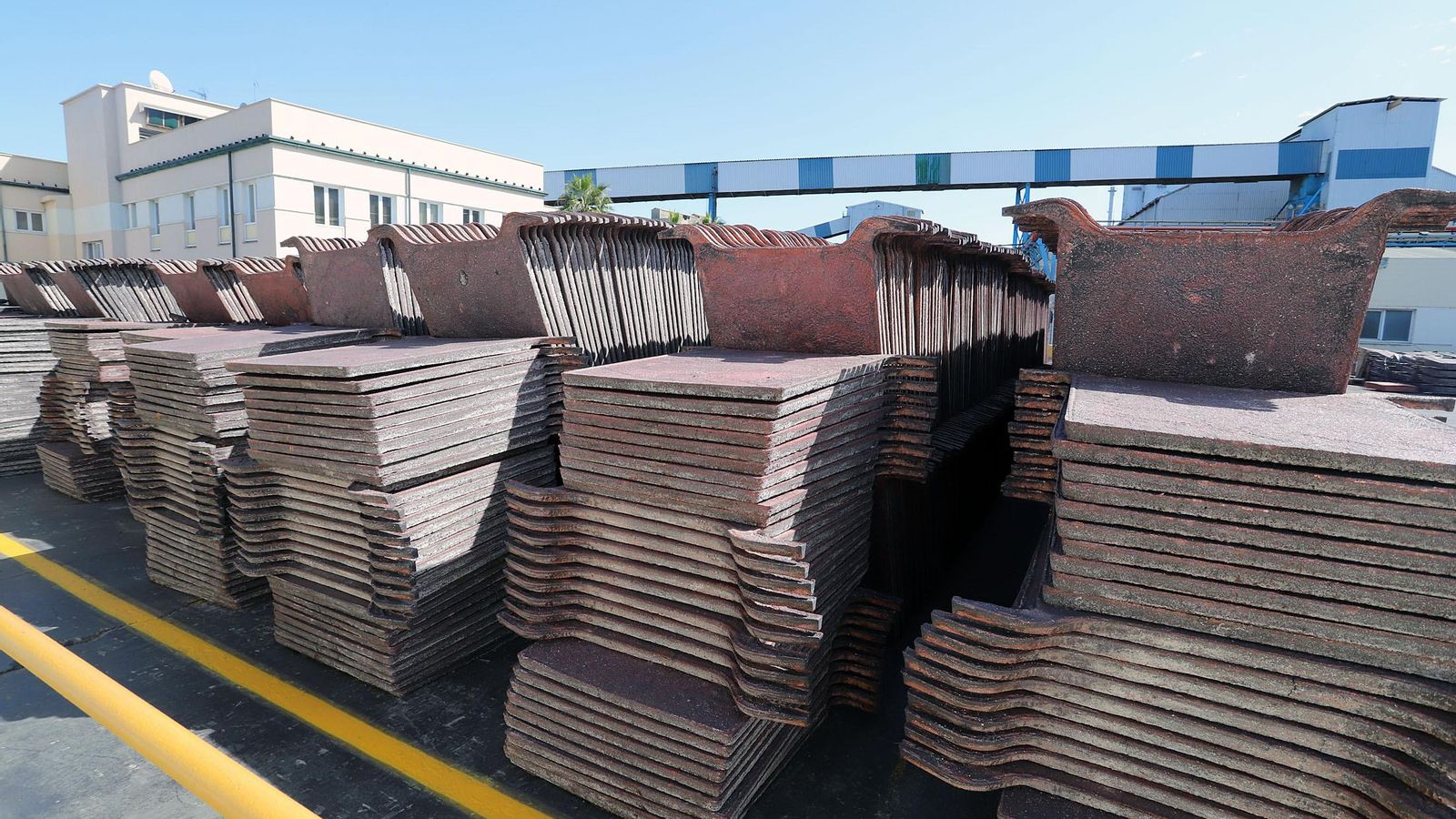 Producción de cobre en las instalaciones de Atlantic Copper.