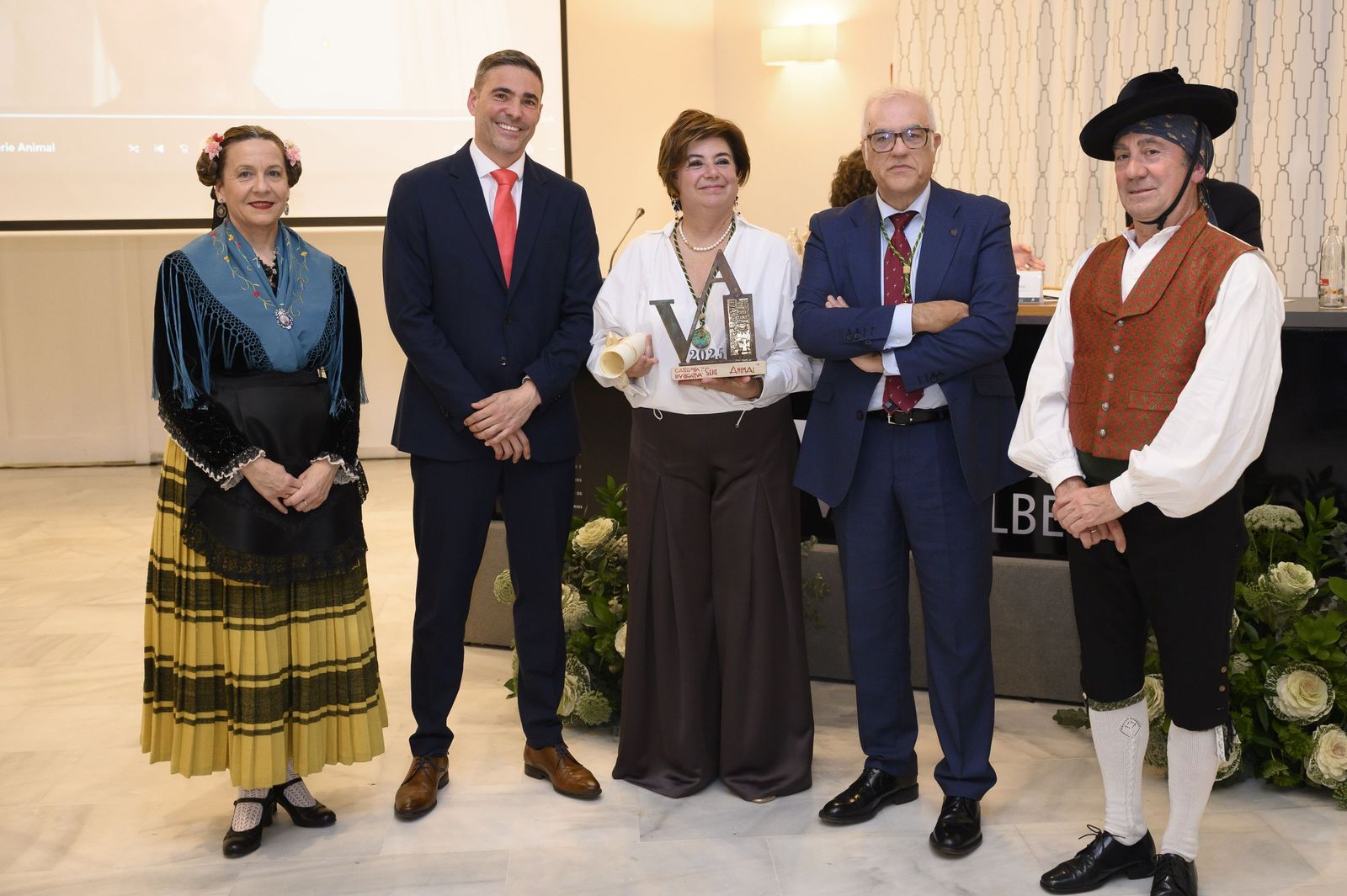 Entrega del premio a la serie 'Animal'.