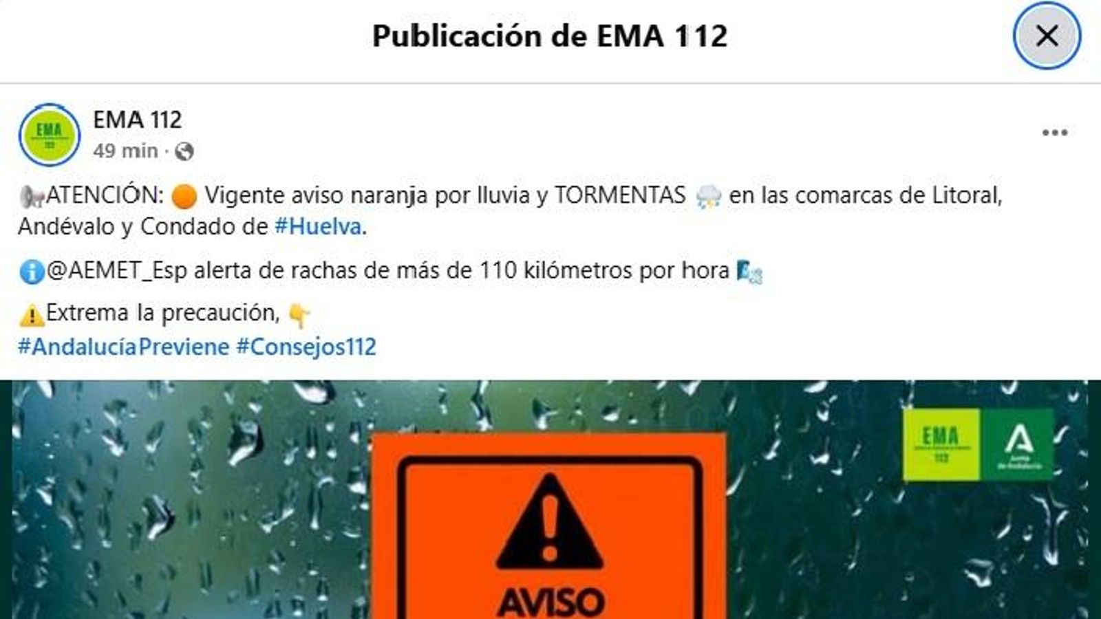 Publicación de EMA 112