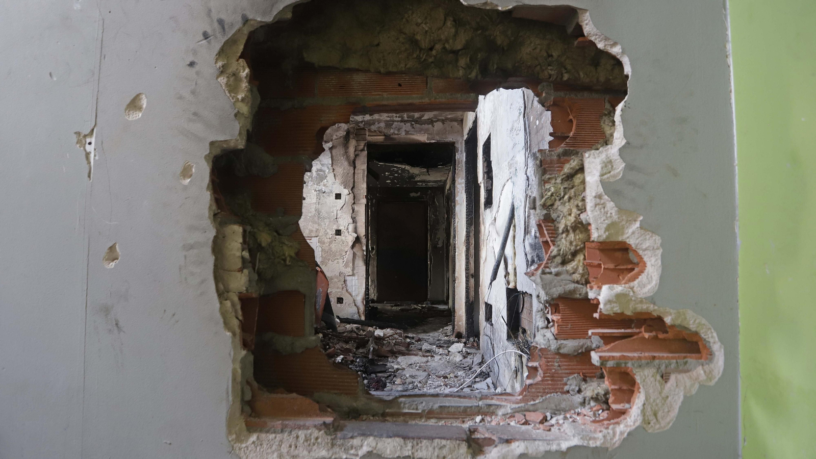 Fotos del edificio okupa de El Secano en Algeciras