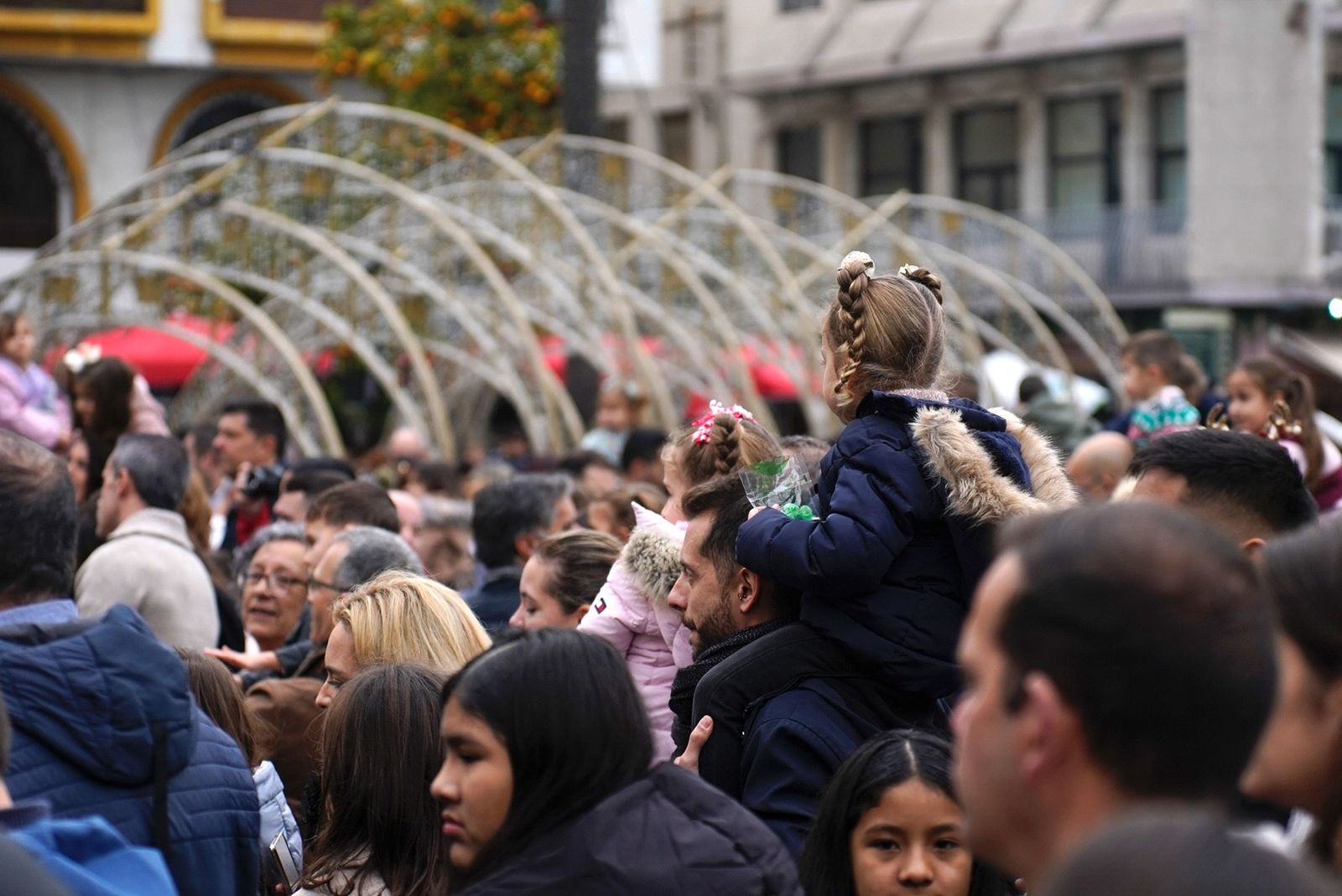 Fotos de las campanadas infantiles en la Plaza Alta de Algeciras
