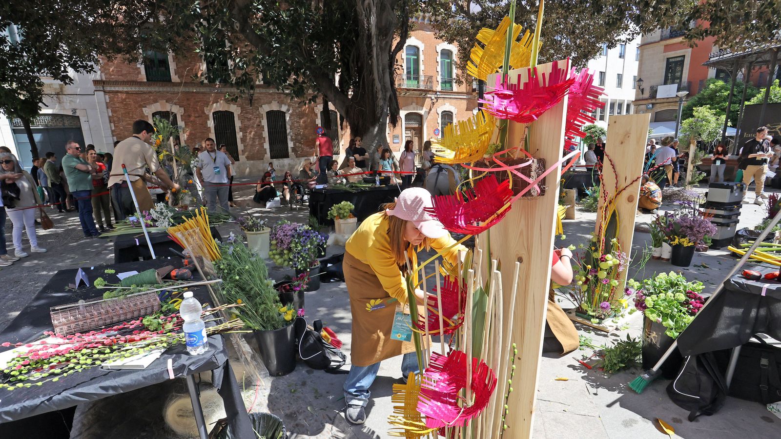 El centro de Jerez lleno este sábado