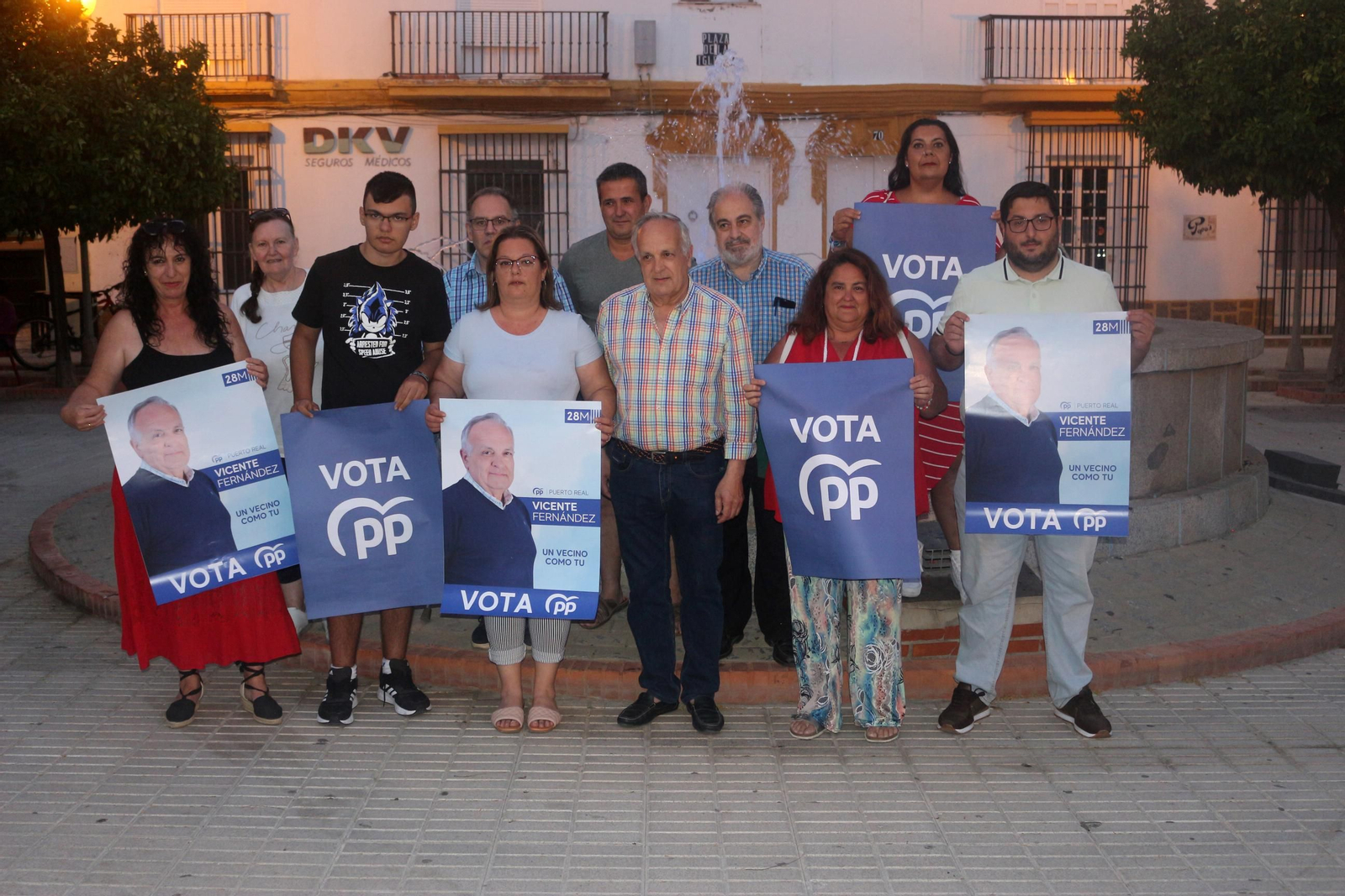 Las imágenes del comienzo de la campaña electoral en Puerto Real