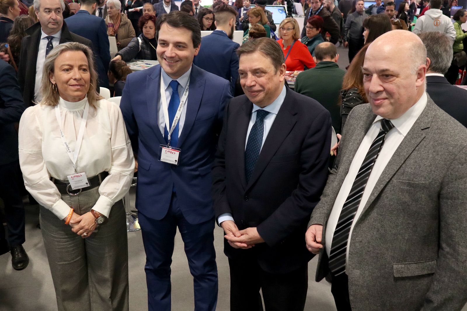 Isabel Albás, José María Bellido, Luis Planas y Antonio Ruiz.