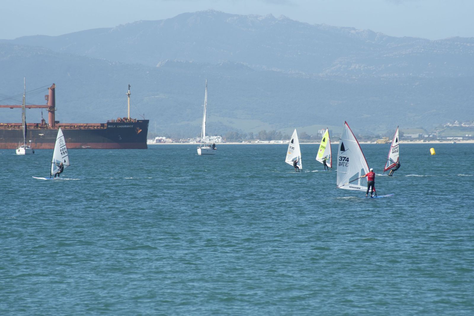 Las fotos de la primera jornada opa de Andalucía de la clase Windsurfer, en La Línea