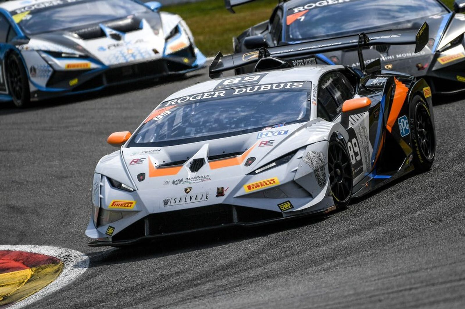 Manu Bejarano, en acción sobre la pista de Spa-Francorchamps