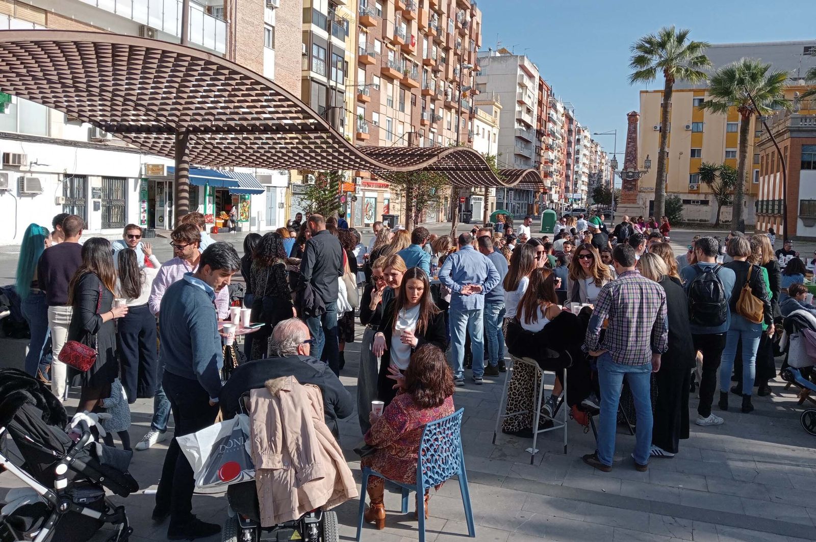 Imágenes del ambiente festivo del 31 de diciembre en Huelva