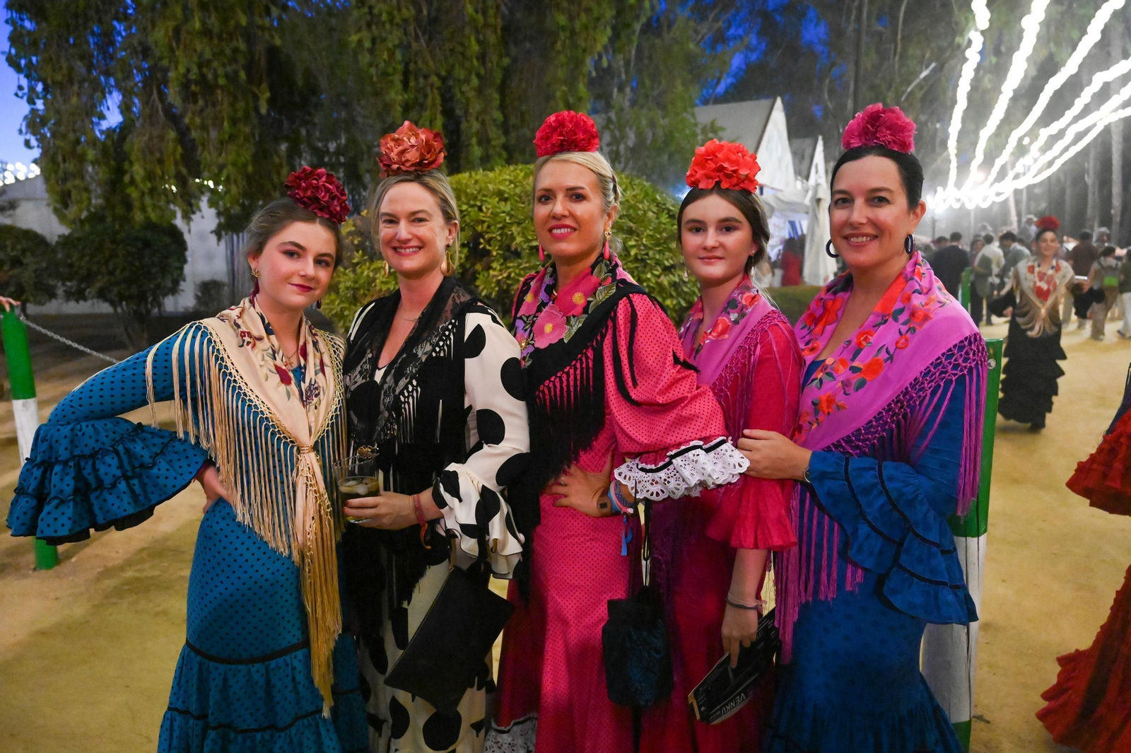 Imágenes del ambiente nocturno del 11 de octubre en la Feria del Caballo 2025