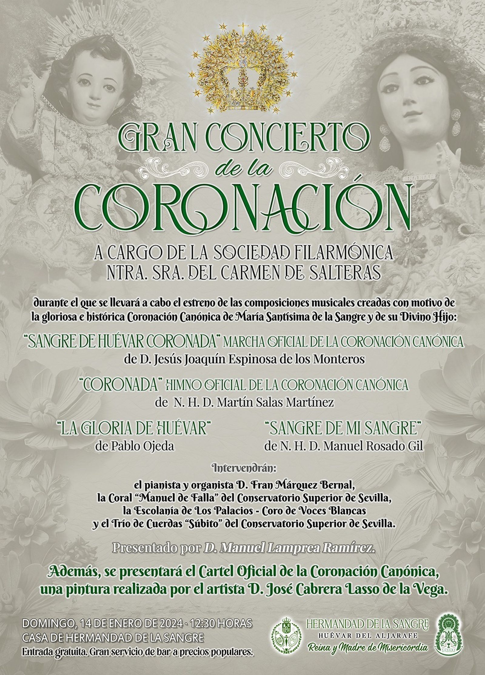 El cartel del concierto