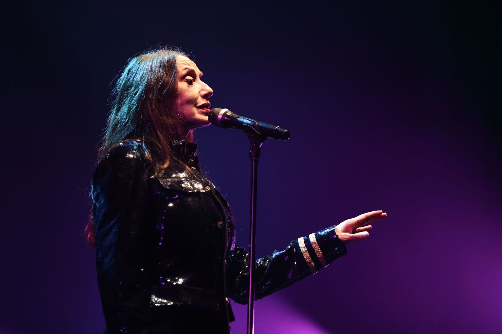 Luz Casal, en un concierto el pasado mes de enero.