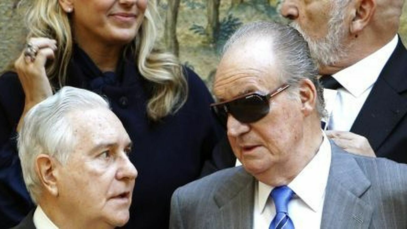 En 2011, Don Juan Carlos apareció con un ojo morado como hace unos días.