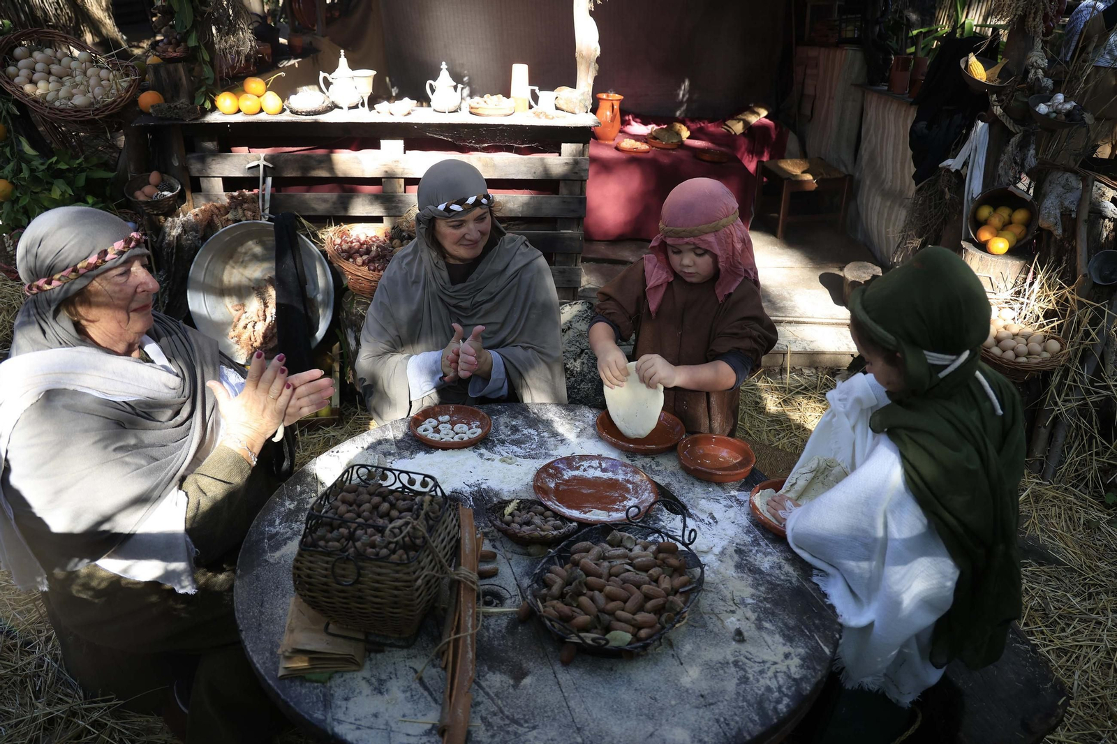 Las fotos de la inauguración del Belén Viviente de Pelayo en Algeciras