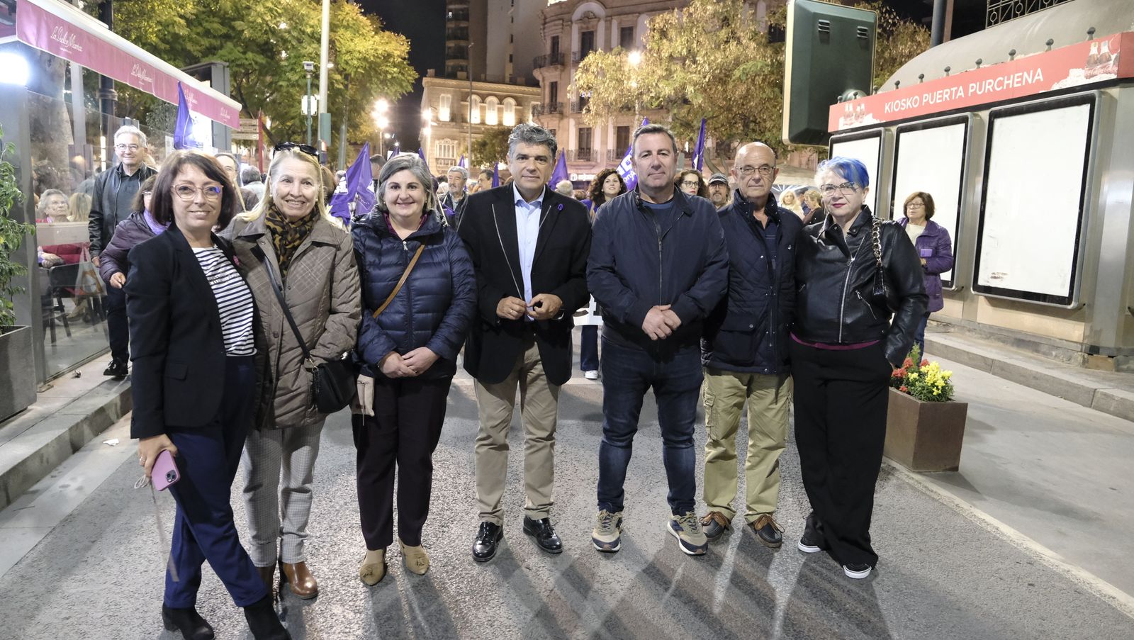 Imágenes de las manifestaciones por el Día de la Mujer en Almería