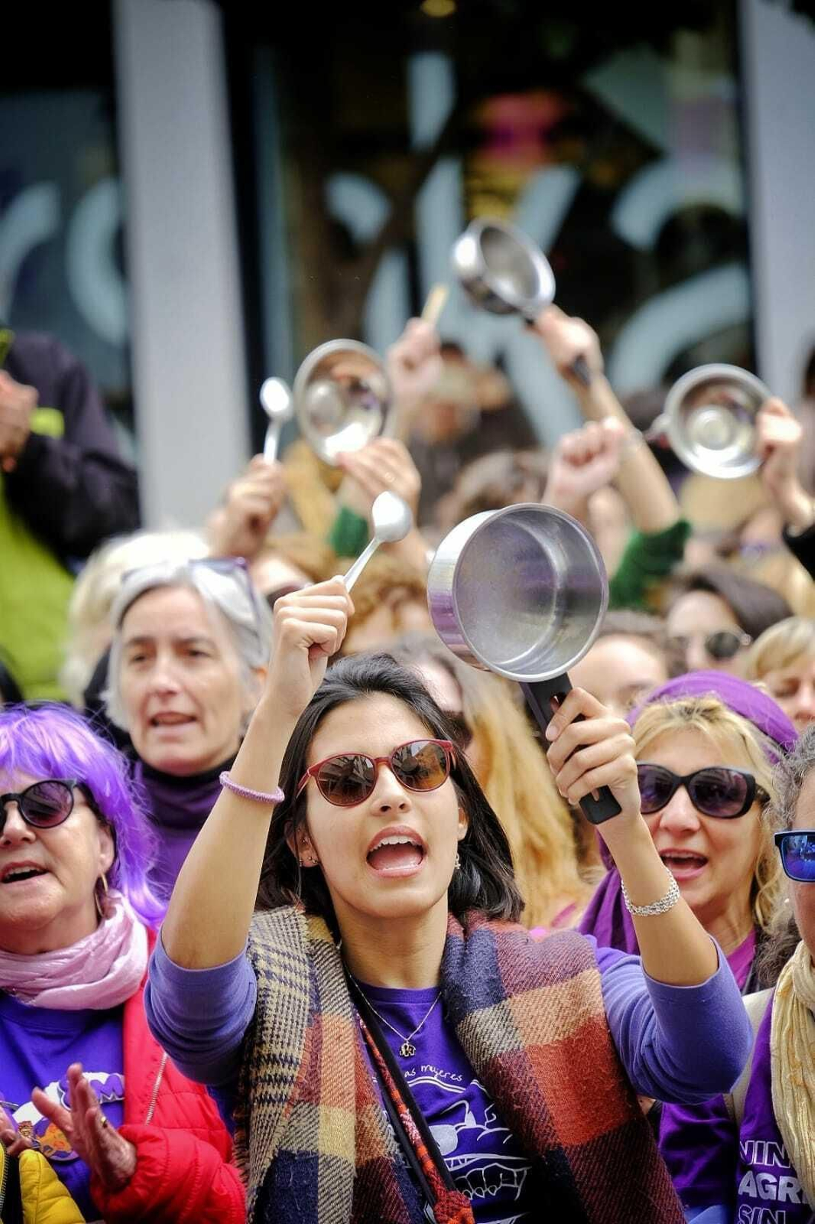 Imágenes de la celebración del 8M en Cádiz