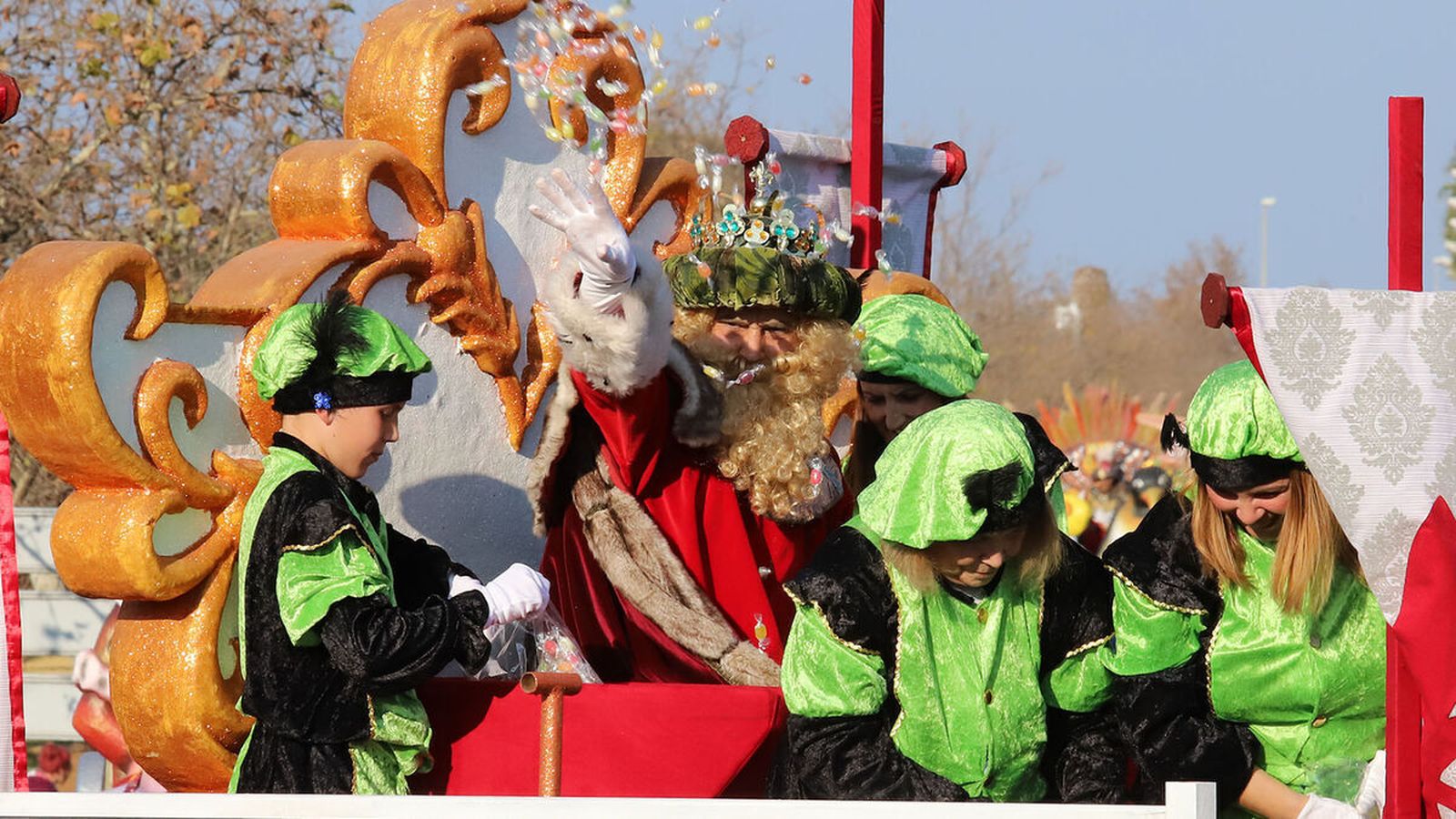 La cabalgata de Huelva en una pasada edición
